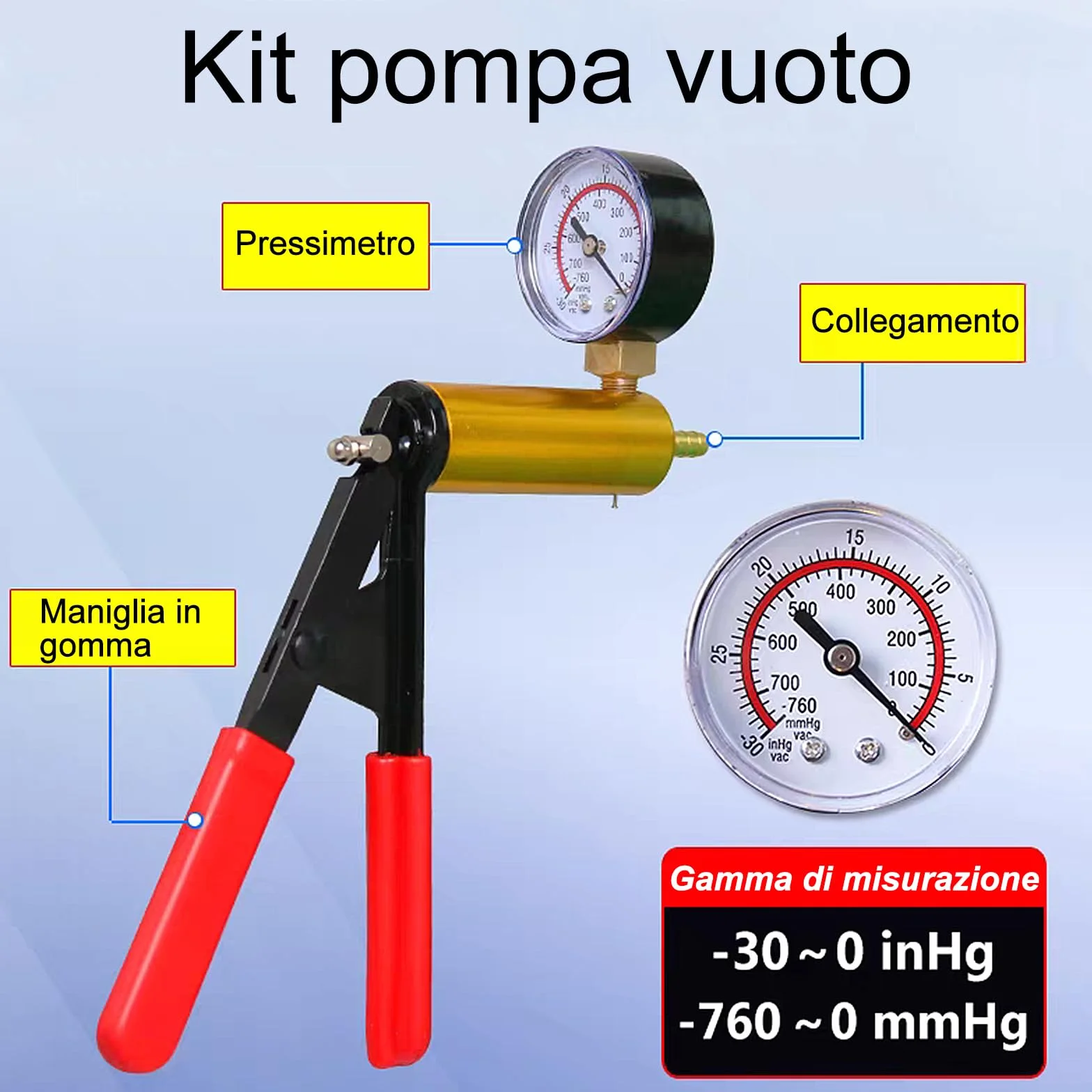 Kit profesional para purga de líquido de frenos, bomba manual para vaciar fácilmente los frenos de coche y moto