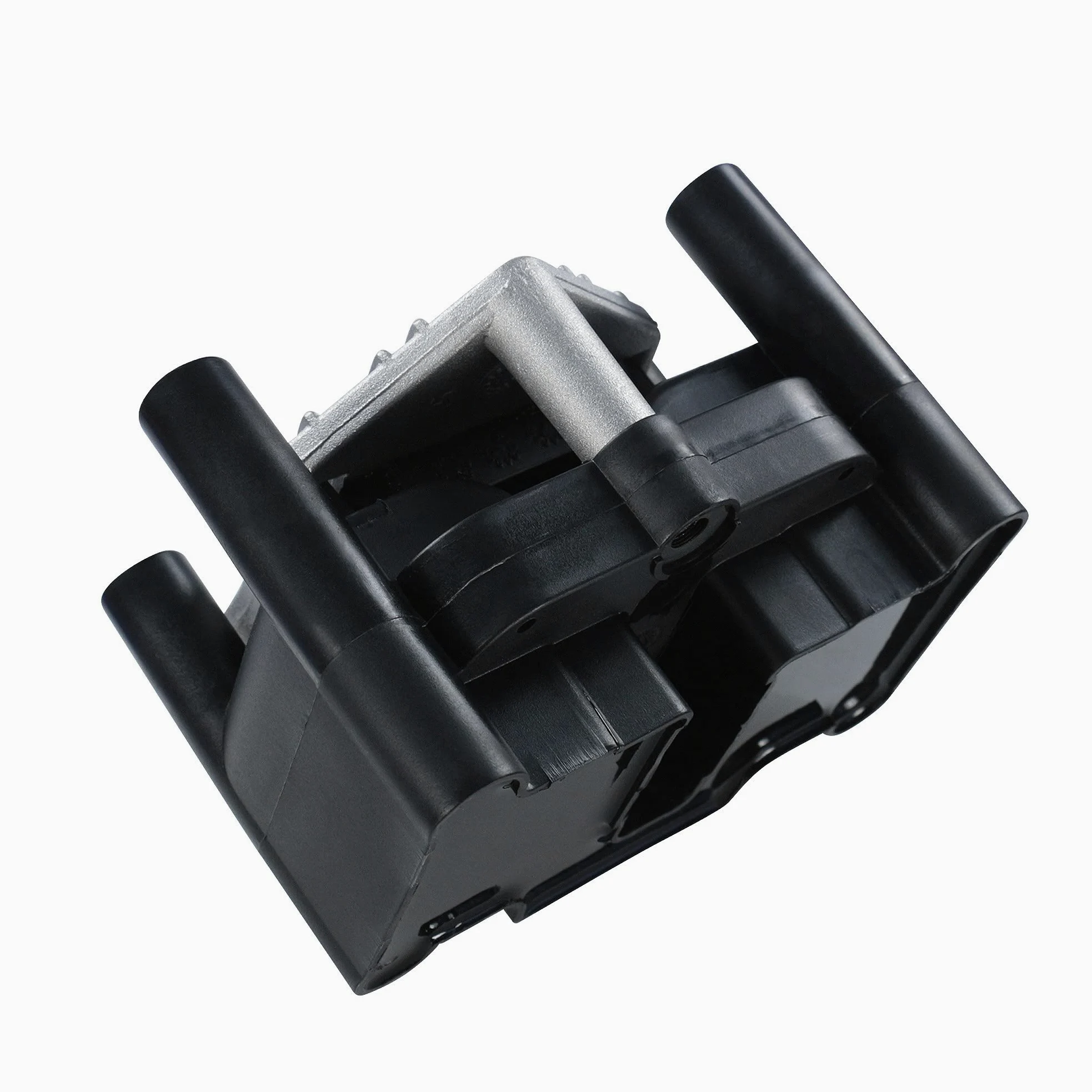 1x Bobina de encendido módulo de encendido de 4 polos + 4x cable | Compatible con: Seat Arosa, Inca, VW CADDY II Kasten/Großraumlimousine, LUPO I, POLO, POLO III CLASSIC, POLO Variant