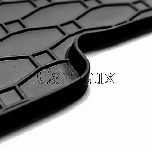Car Lux DUO06044 - Alfombra Protector Cubre Maletero y Alfombrillas de Goma a Medida para Honda CR-V CRV Desde 2012-