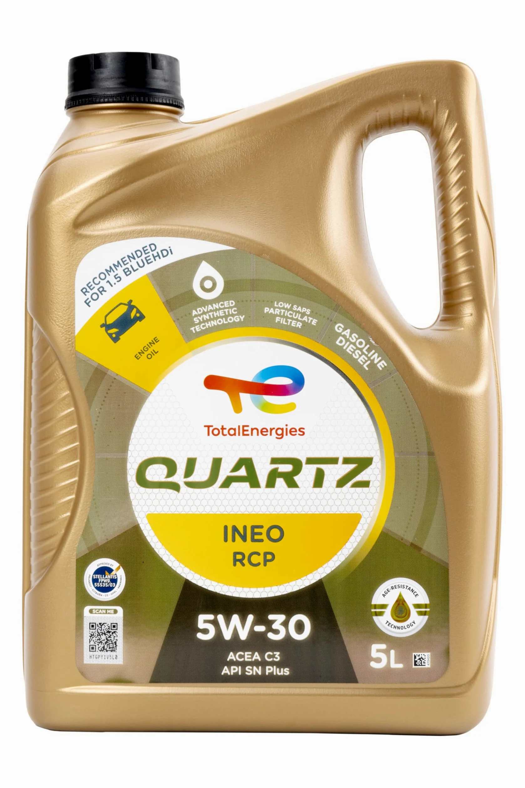 TotalEnergies TOTAL QUARTZ INEO RCP 5W30 5L.