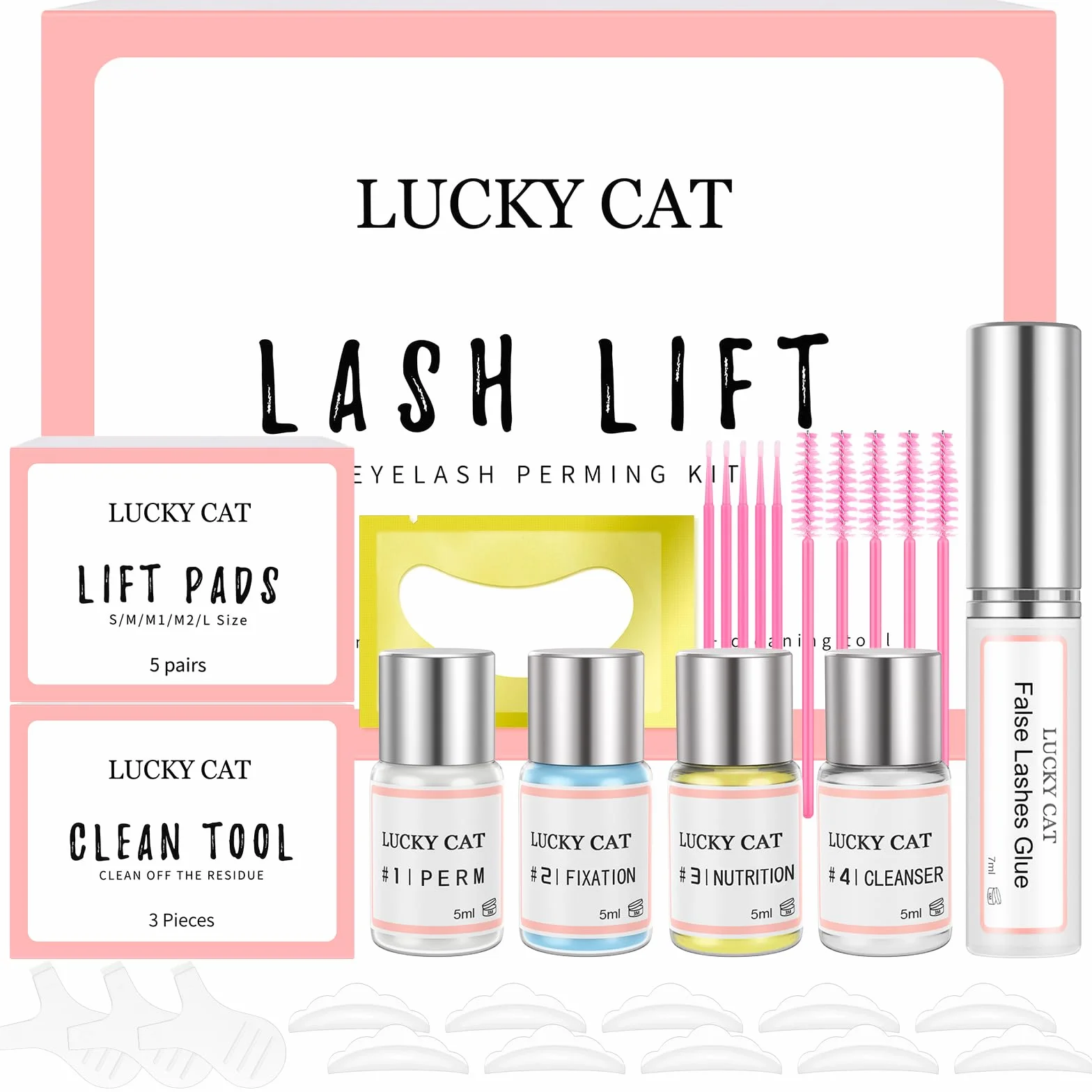 Kit de Levantamiento de Pestañas Profesional para Salón y Uso Doméstico