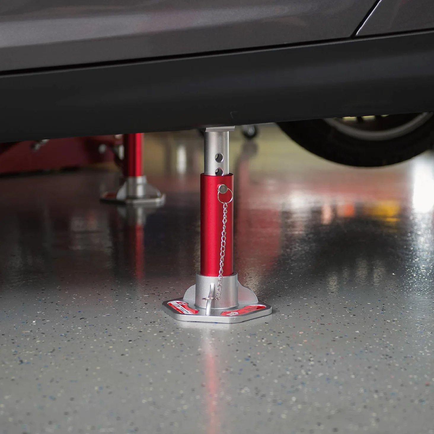 Torin Big Red t43004 Aluminio de Bloqueo Doble Jack Stands: 3 Ton Capacidad de elevación, 1 par