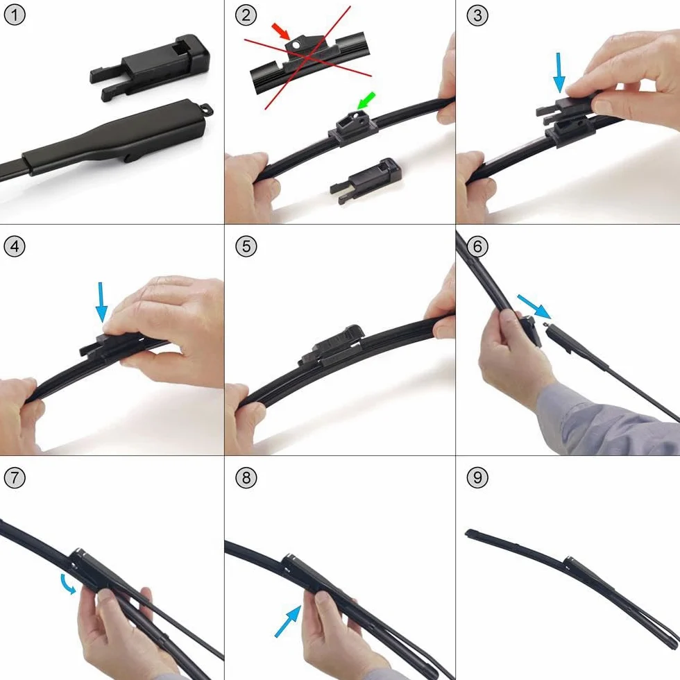 Mossa Escobillas limpiaparabrisas adecuadas para BMW 3 E90 E91 2005-2013 PB | Berlina, Touring