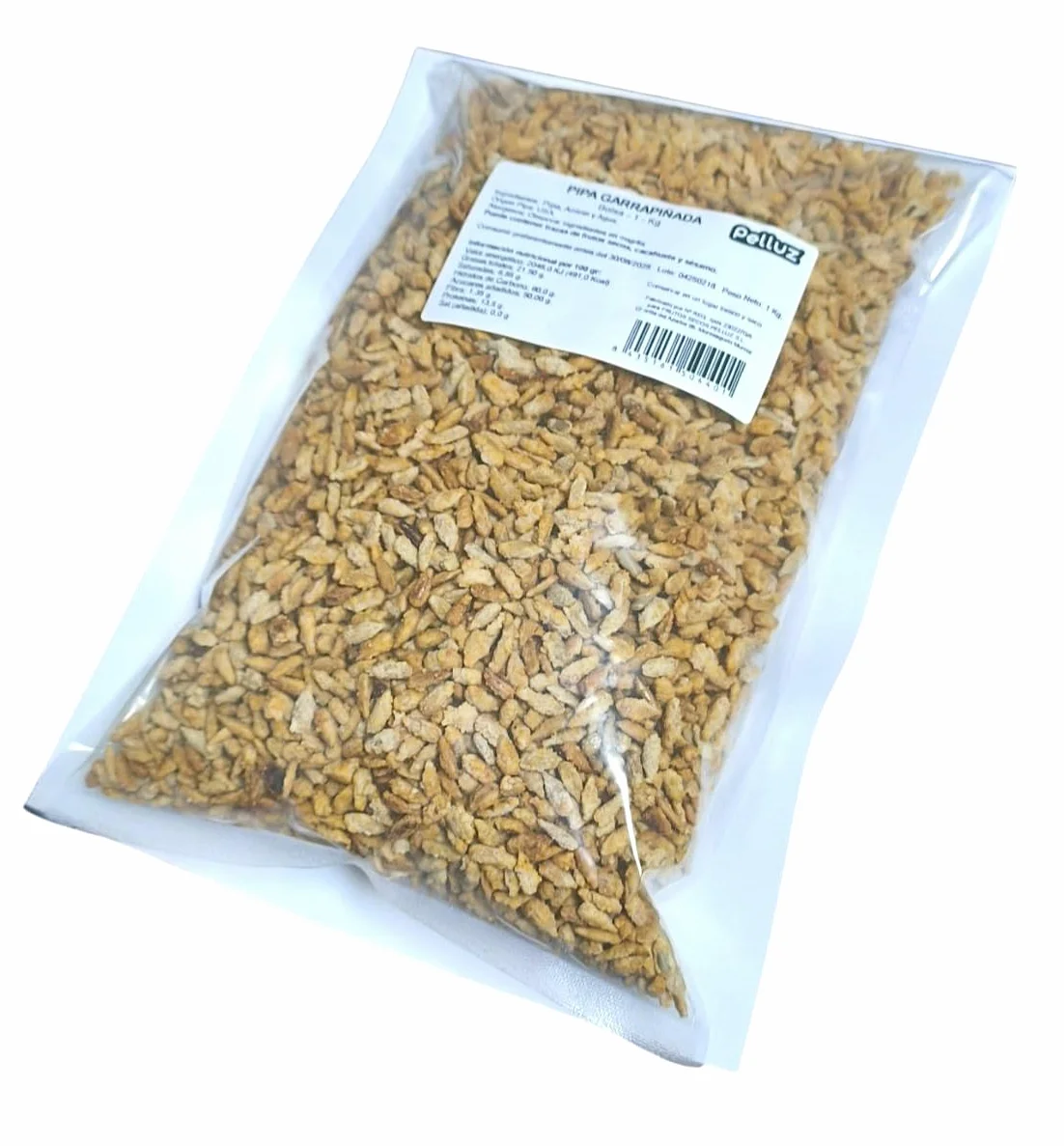 Pipas Garrapiñadas 1 Kg - SIN CONSERVANTES NI COLORANTES - Pelluz
