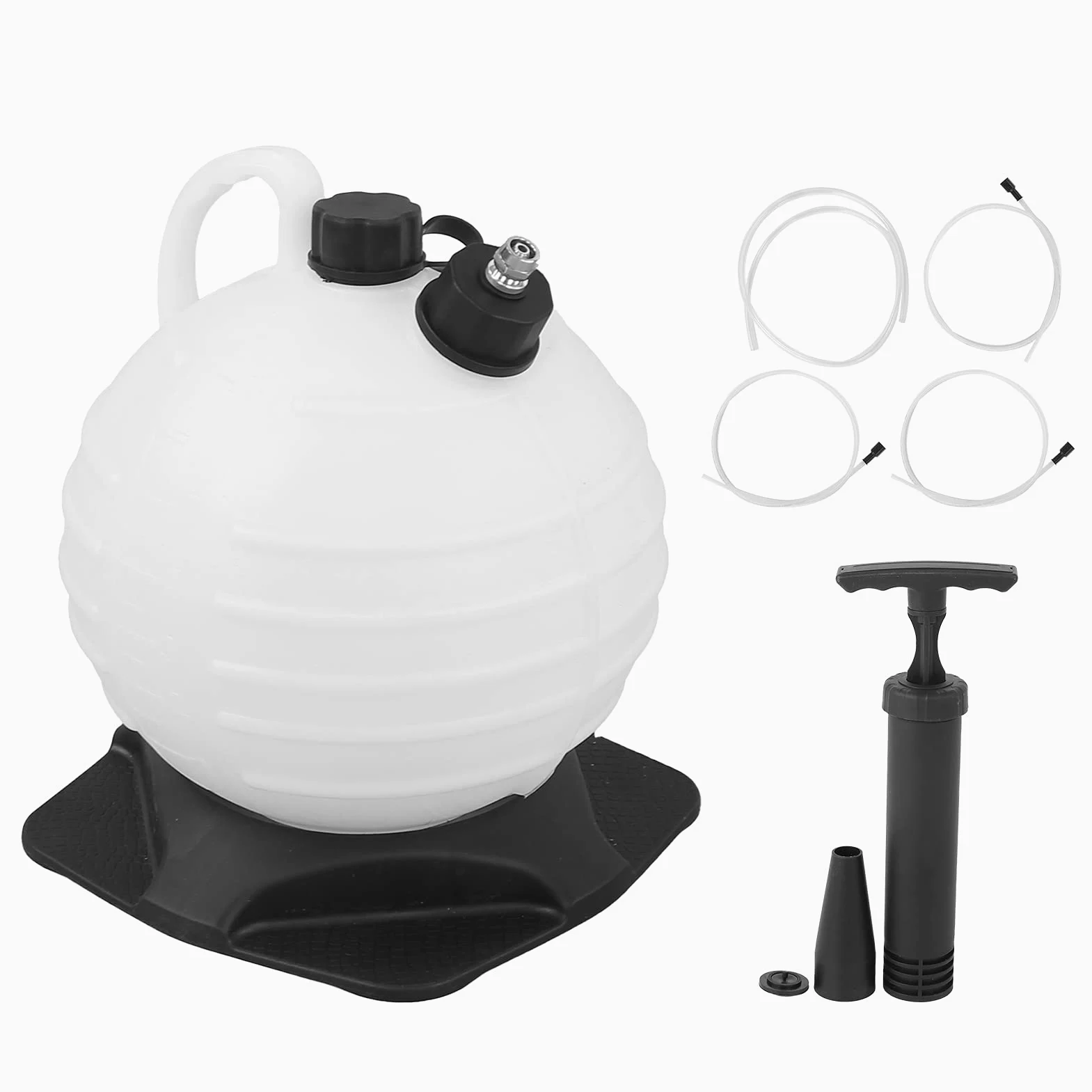 Extractor de Aceite Al Vacío de 6L, Bomba de Fluido Manual con Tanque de Almacenamiento Portátil para Motor Marino de Cortacésped de Motocicleta de Automóvil