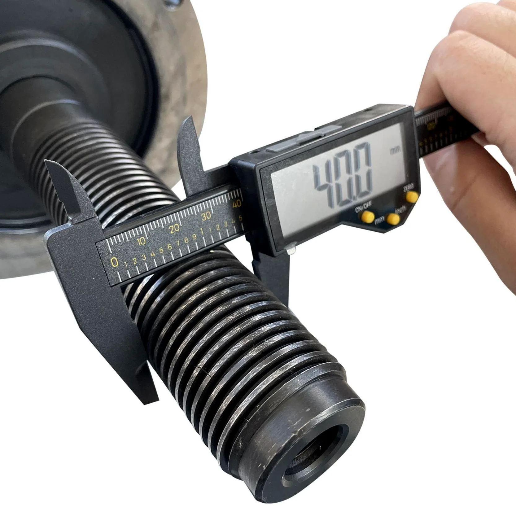 Juego de Conos cónicos para equilibradora de Ruedas con Eje de 40 mm, de 52,5 mm a 90,2 mm (2,07 a 3,55 Pulgadas), 5 Unidades, Accesorio para reparación de neumáticos