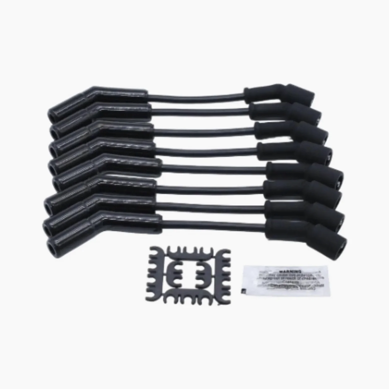Juego de Cables para bujías, Accesorio Profesional, Resistente y práctico para ensamblar. Conectores de bujías, Kit de Cables de Encendido, Piezas de Repuesto.
