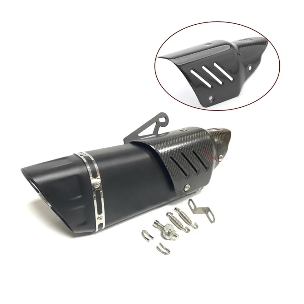 Deflectores Calor Escape para Y&amaha MT03 R3 R6 Cubierta De Protección Térmica contra El Calor De Escape De La Motocicleta Cubierta Antiescaldado