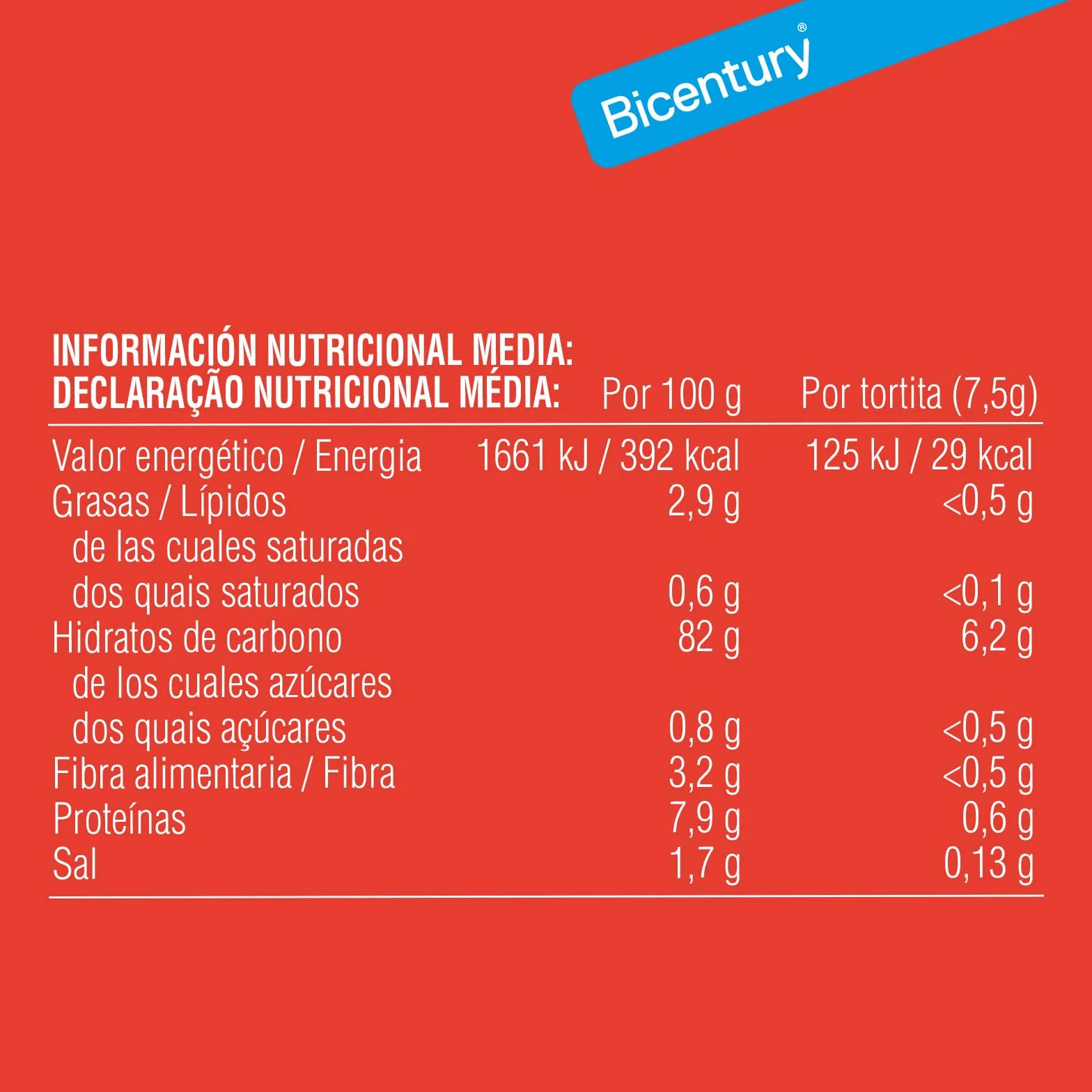 Bicentury Tortitas De Arroz Integral 130 g