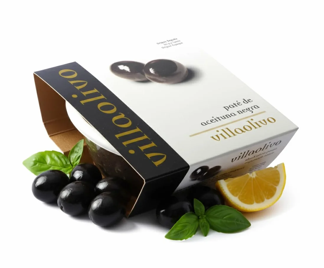 Paté de aceitunas verdes y negras 100% natural 125 g Pack 6 uds