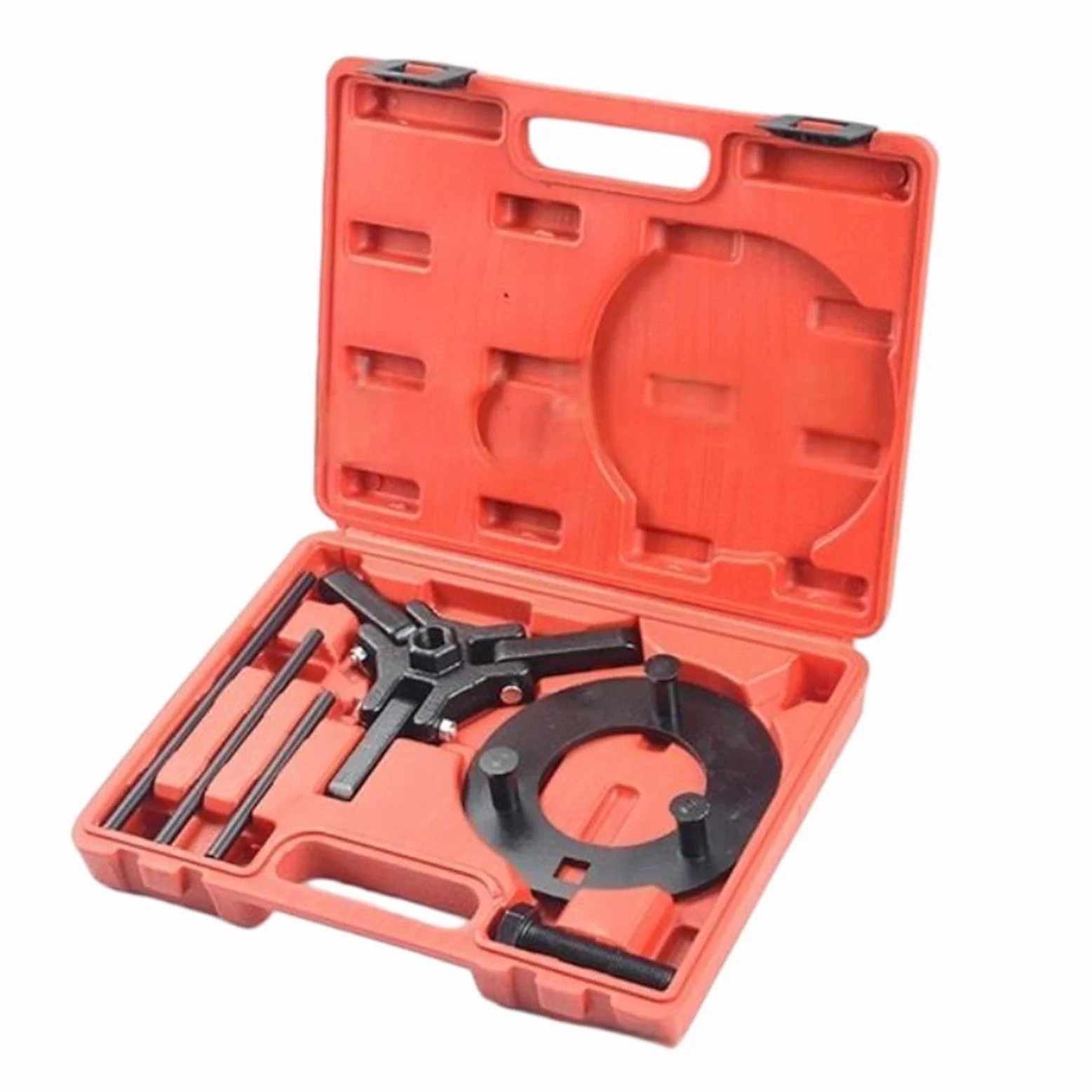 Cambio de correa distribución automóvil, extracción poleas amortiguador for motores, extractor fácil de llevar