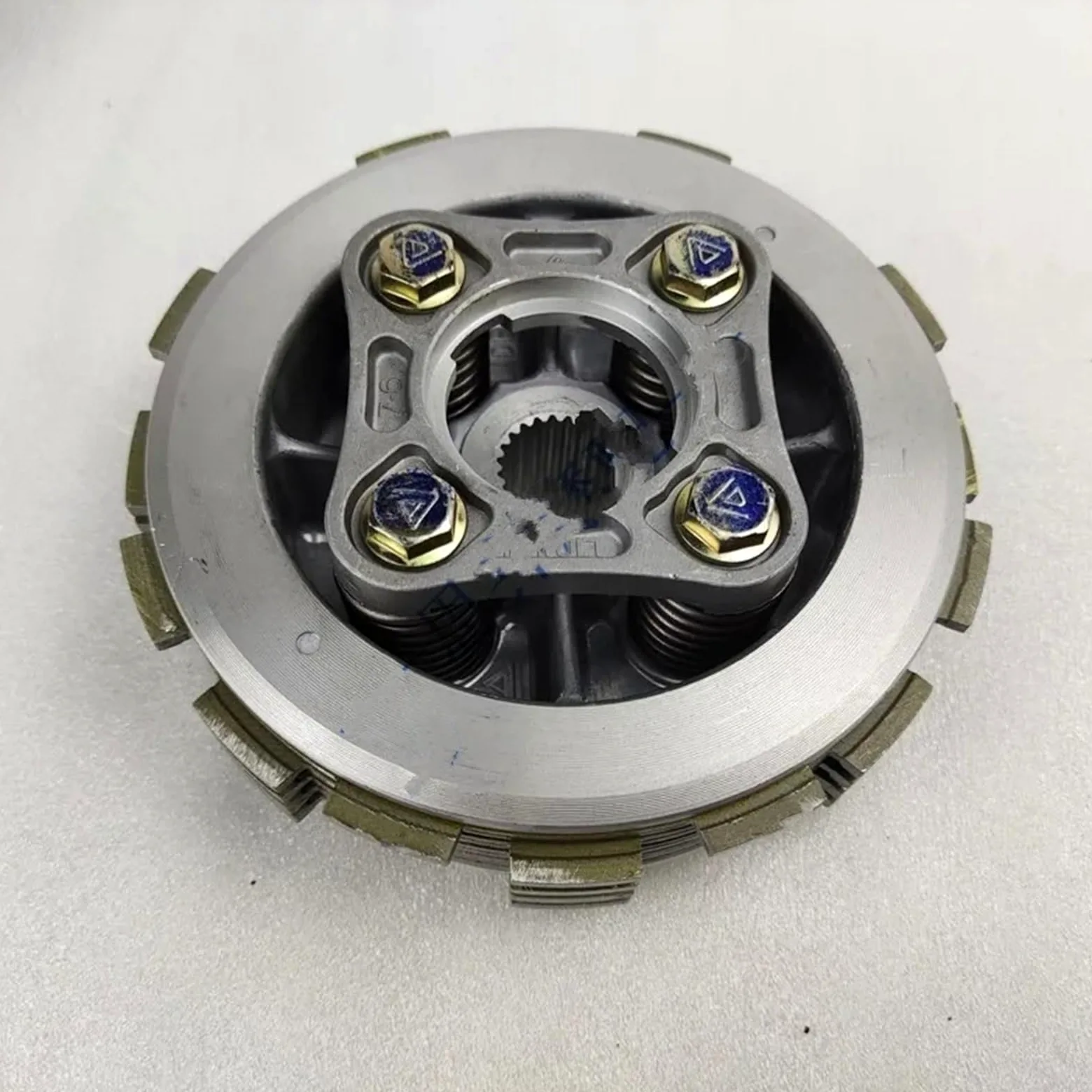 Juego de discos de embrague Ajuste para Zongshen 200cc motor embrague placa de fricción Assy RX1 ZY200 ZS150-51 ZS200-51 accesorios de motocicleta Embrague Asamblea | Clutch pressure plat