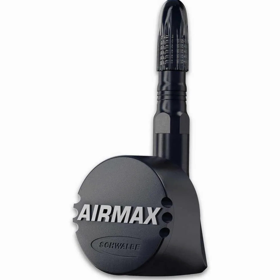 Schwalbe Airmax Smart Bike Sensor – Sistema de control de presión de neumáticos para válvulas SV-Tubeless Tubeless Mangueras con vástago roscado SV – Valve Clik Valve – Medidor de presión de
