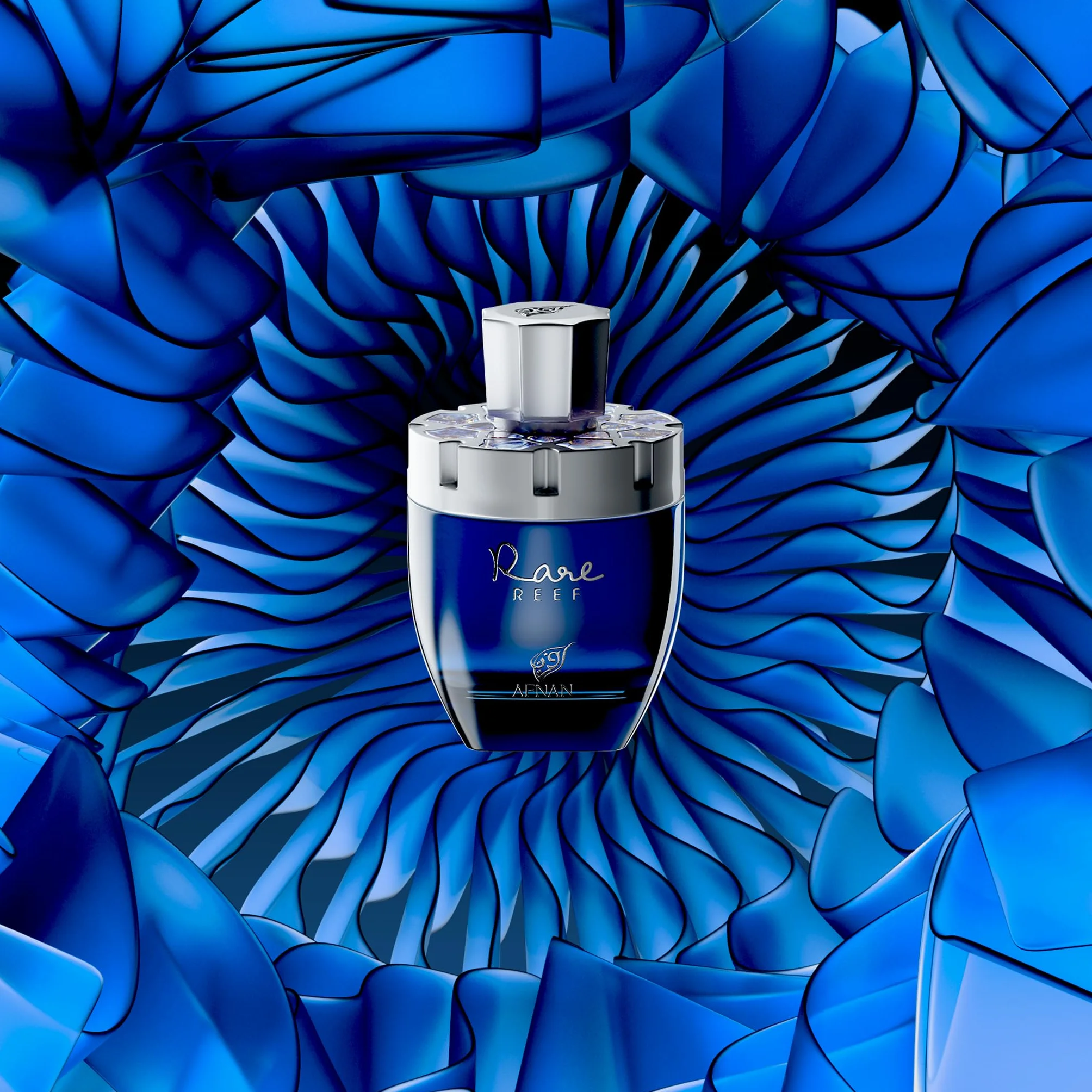 Afnan Rare Reef Perfume Unisex Extrait de Parfum, 3.4 Fl. Oz (100 ml)