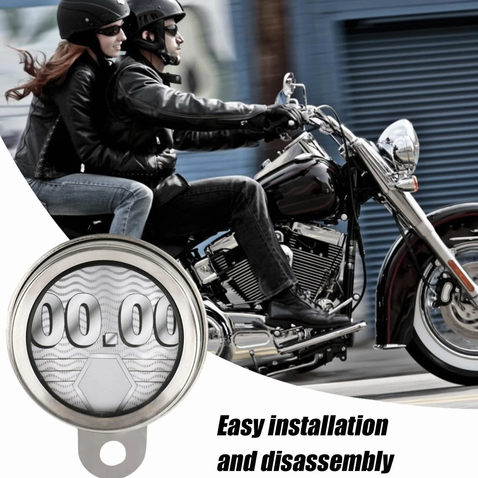 Genérico Motorcycle Tax Disc Holder, Aluminum Alloy with Waterproof Seal, Includes Hex Key, Compatible with Scooters and Motorcycles