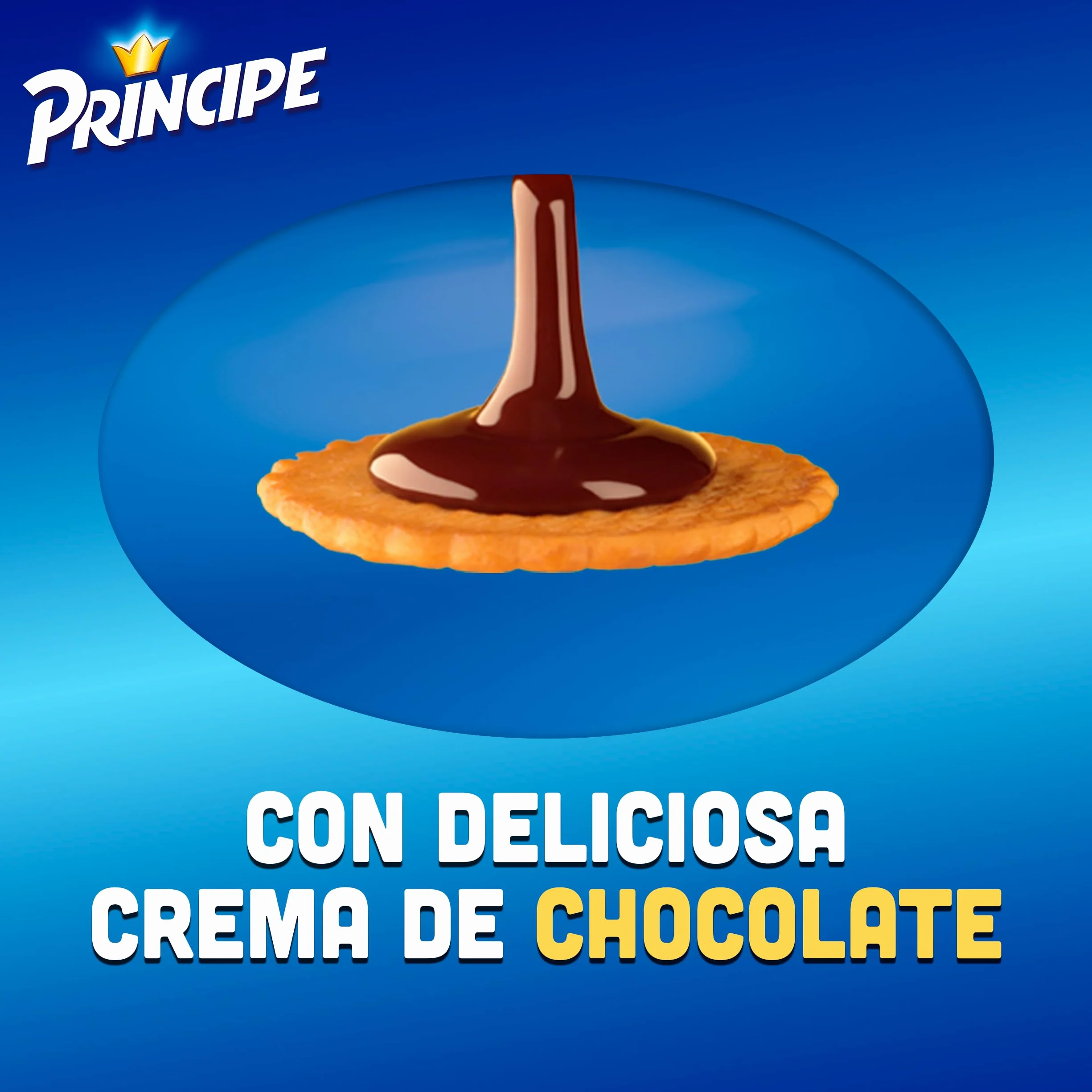 Príncipe Original, Galletas Sándwich Rellenas de Crema de Chocolate, 300g