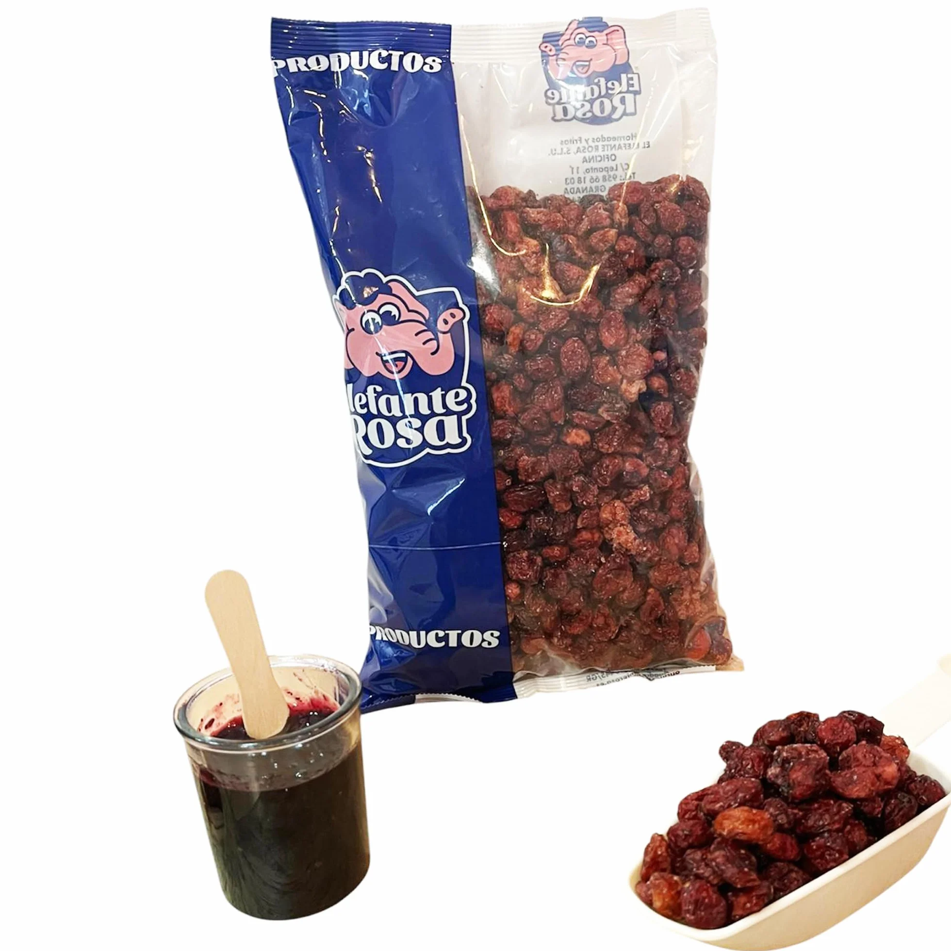 Arándanos Rojos Deshidratados El Elefante Rosa 1Kg Snack Natural