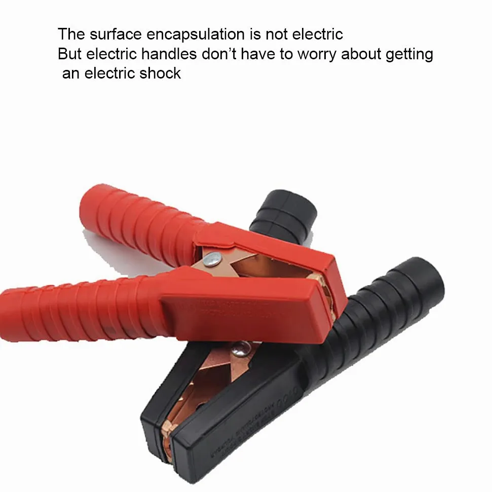 BAtlam Cables de Refuerzo para automóviles Diesel Pinzas de cocodrilo recubiertas de Zinc para Trabajo Pesado - Vehículos de Arranque Auxiliar, 3 M 35 mm 2,5 M (5 m)