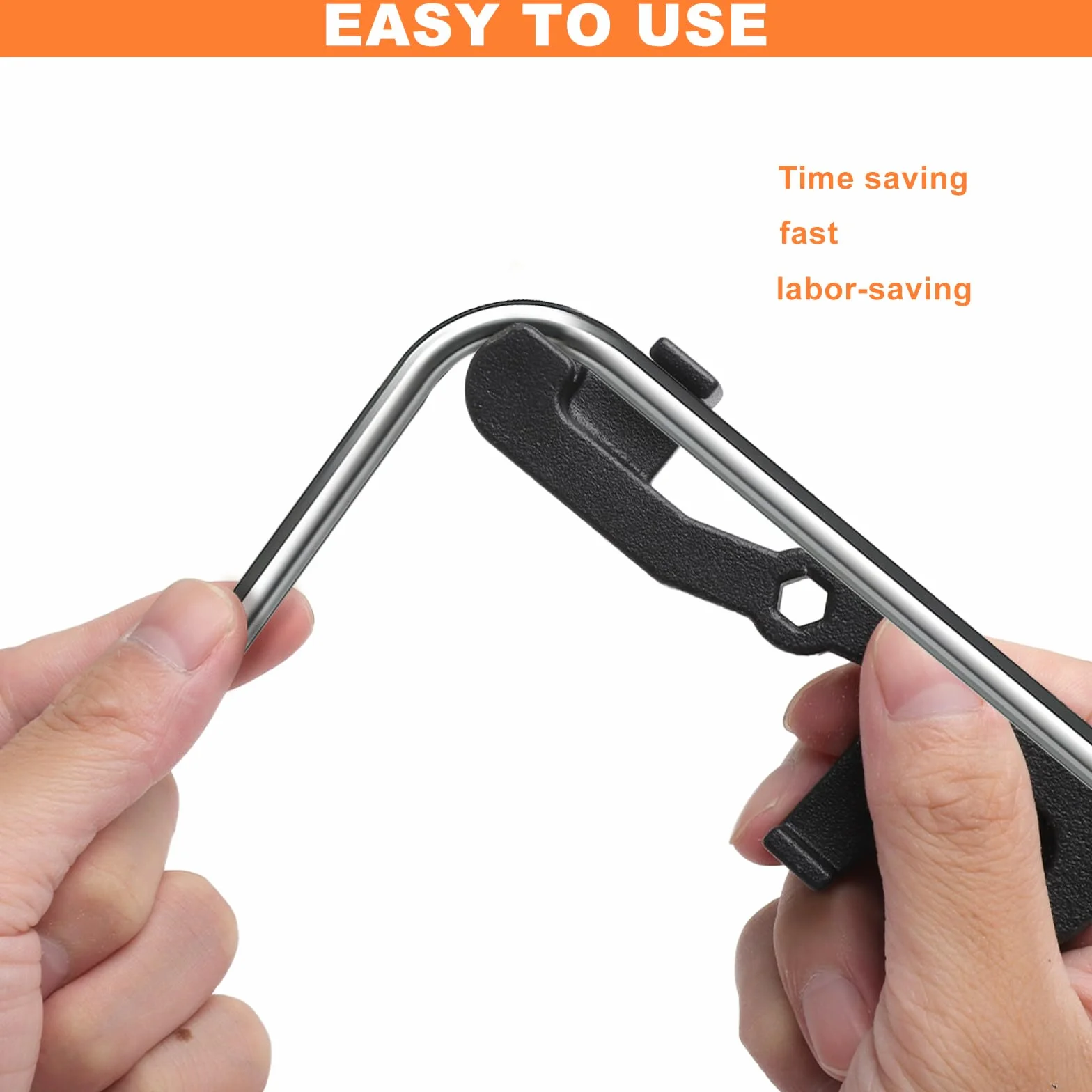 Doblador tubo de freno 4,5mm – doblador tubo de freno curvadora alicate curvatubos curvadora 3/16 – Acero al carbono, antiaplastamiento, 11,5cm compacto para taller y bricolaje