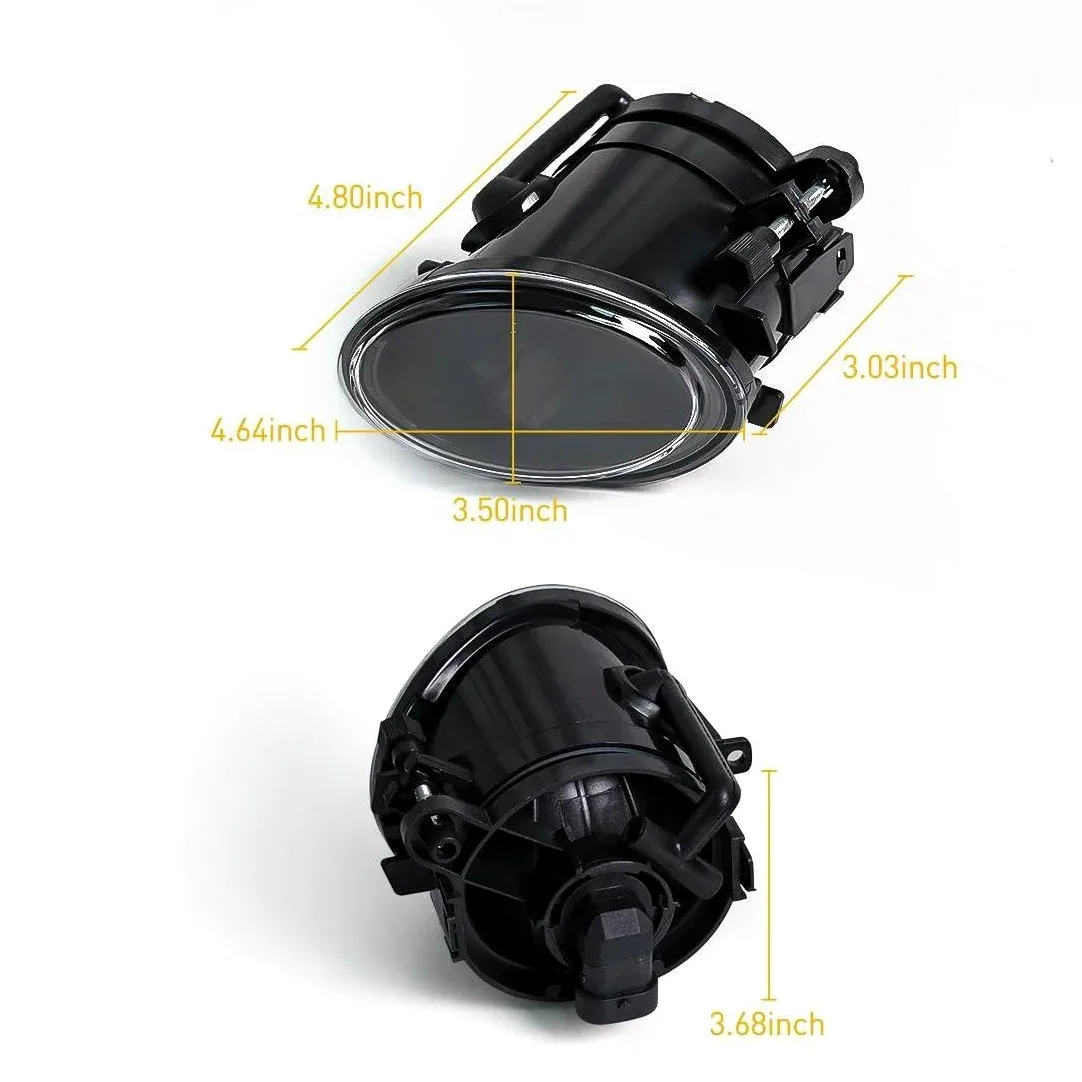 BENSIL Luces Antiniebla De Coche, Bombillas Delanteras De Conducción Para B&MW M5 E39 2001-2003 M3 E46 2002-2006 M3 E46 2002-2005 Montaje de luces de antiniebla(Color:1)