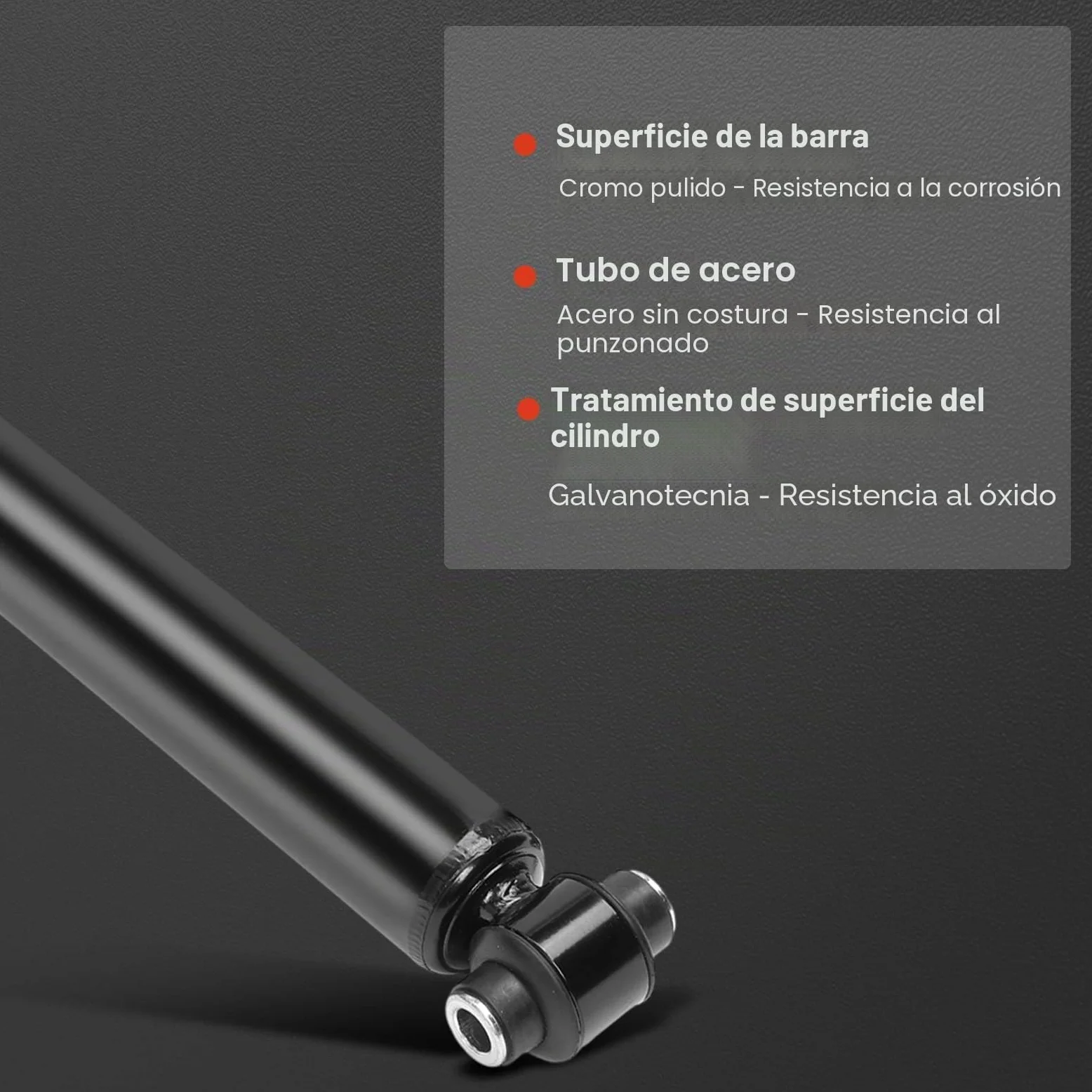 Frankberg 2 amortiguadores traseros de 456 mm a presión de gas 9830295580 | Compatible con: C5 Aircross A