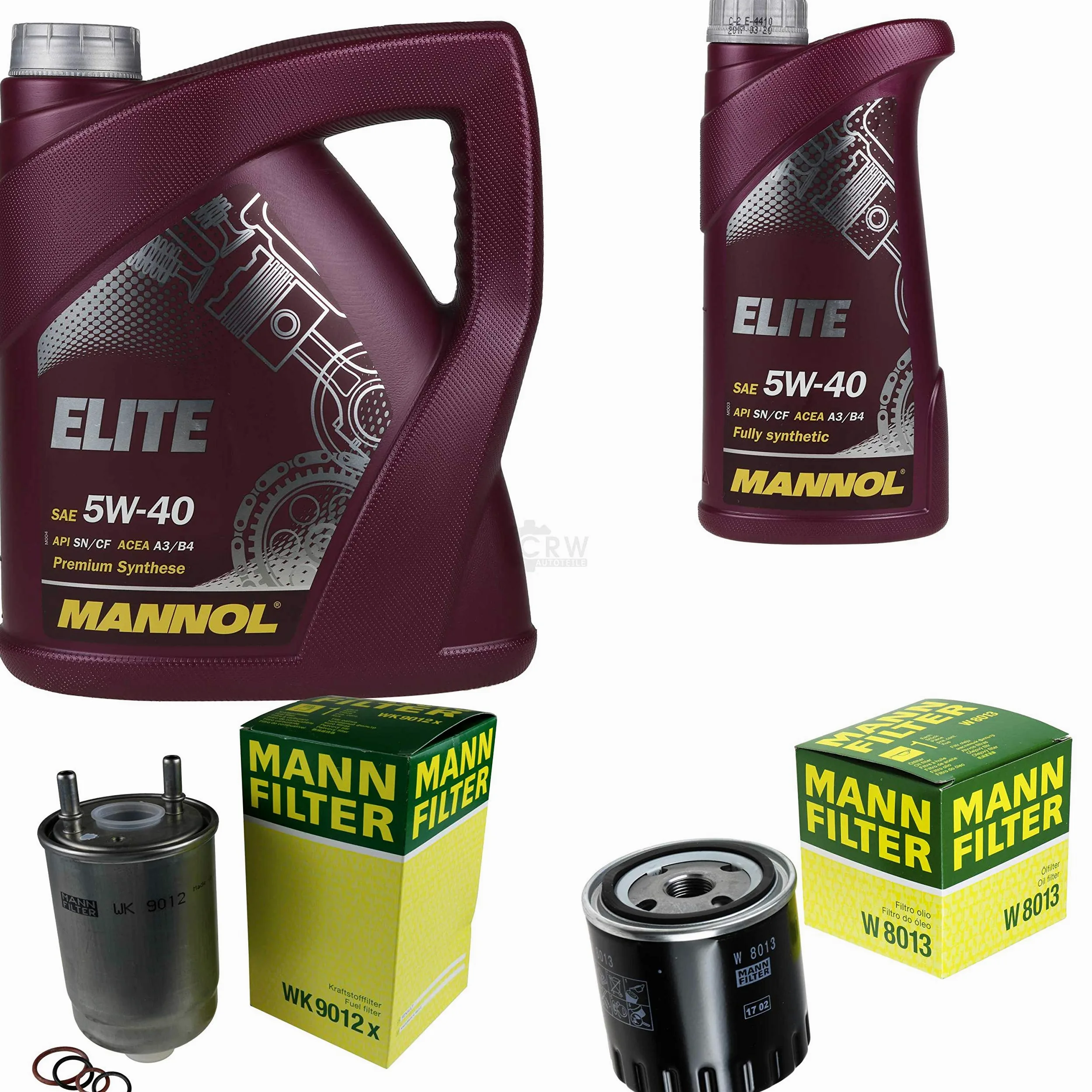 Mannol Elite 5W-40 API SN/CF MANN-FILTER - Filtro de aceite para motor (6 L)