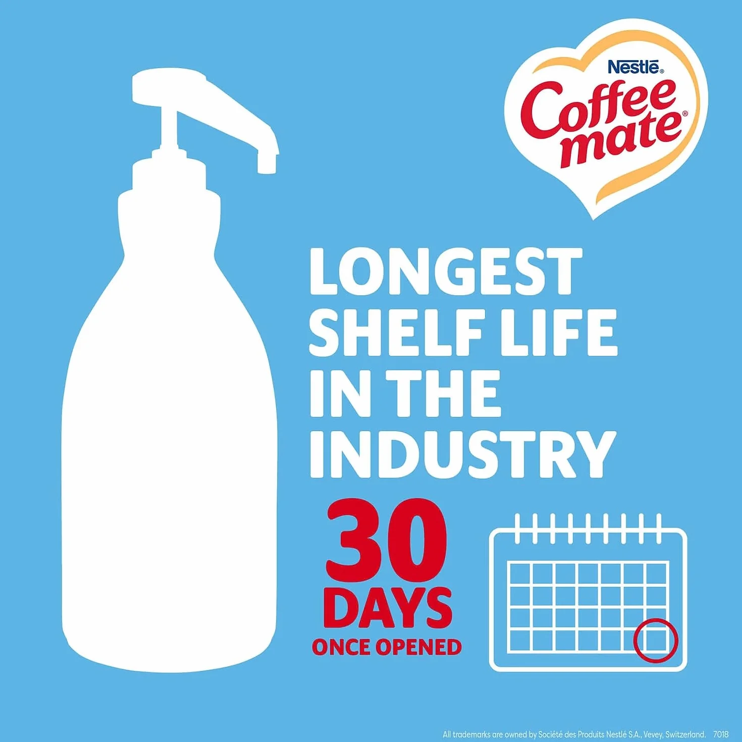 Nestle Coffee-mate Liquid Creamer Pump, 1.5 liter French Vanilla