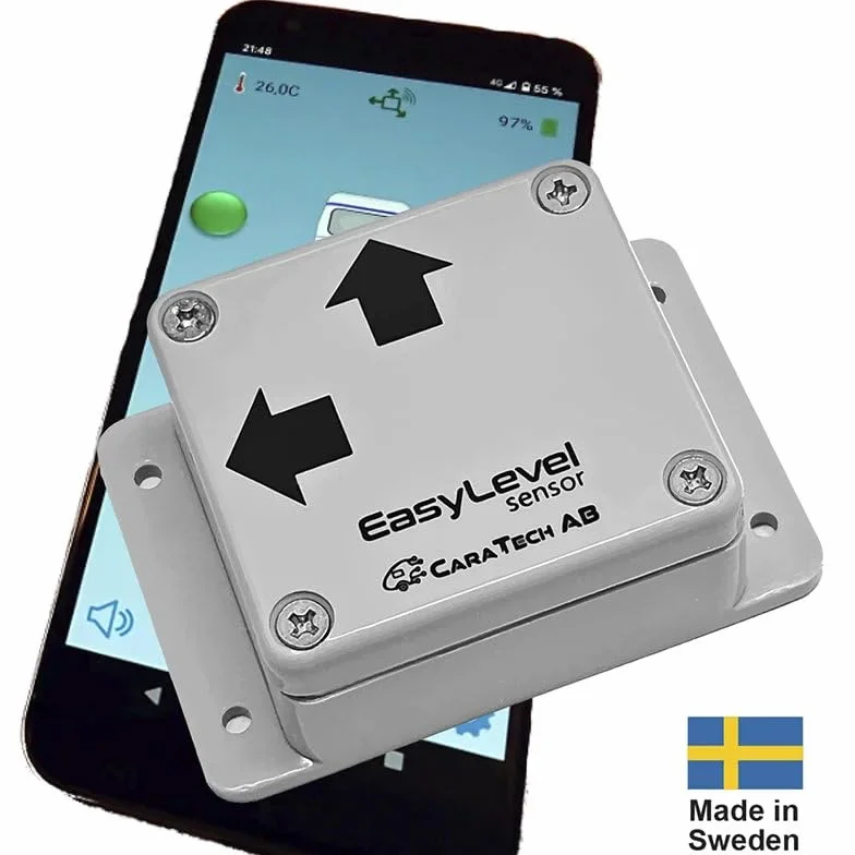 CaraTech EasyLevel Nivel digital con aplicación para autocaravana remolque