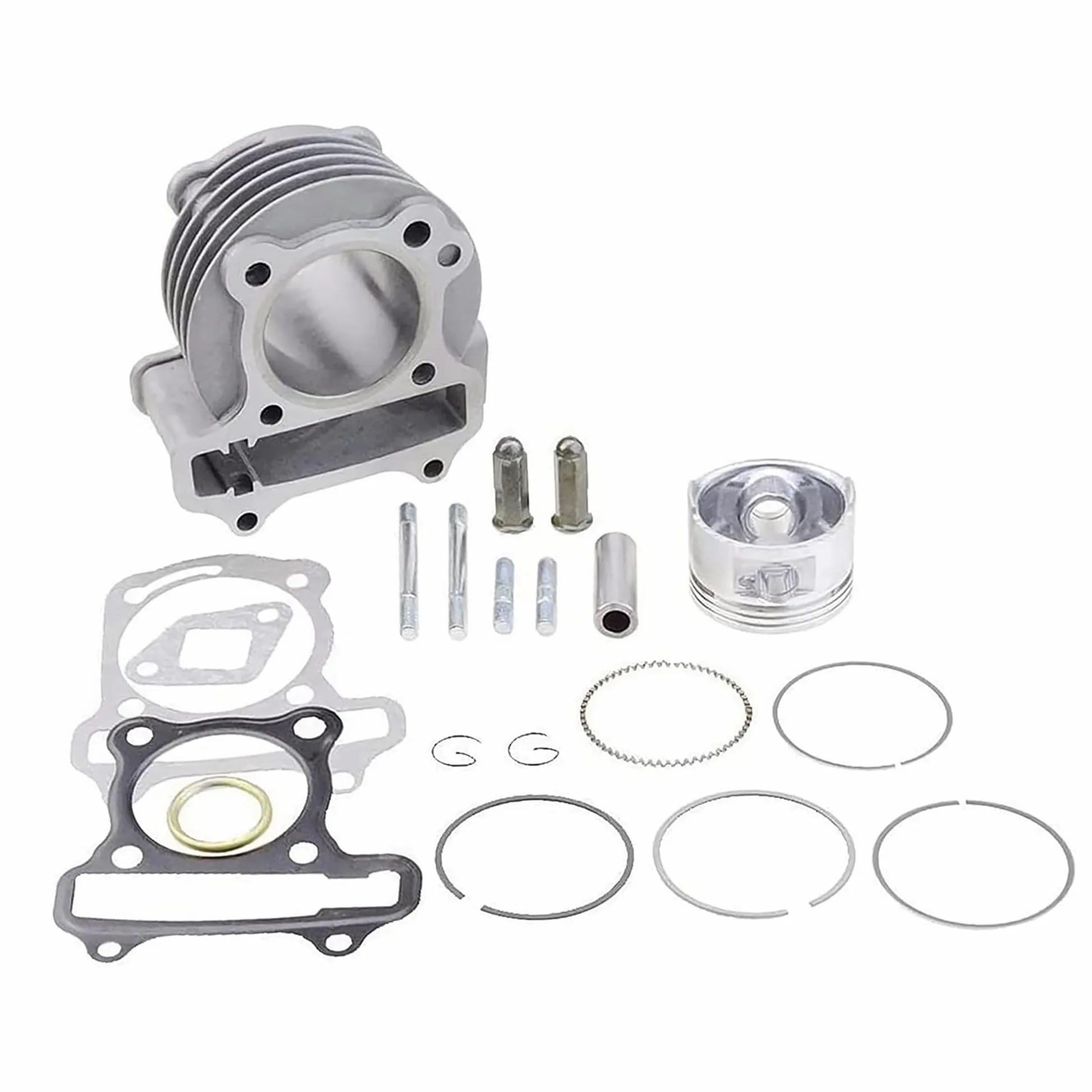 GOOFIT Kit de Cilindro Big Bore GY6 80 CC 47 mm reemplazo para 139QMB ATV Roller Moped