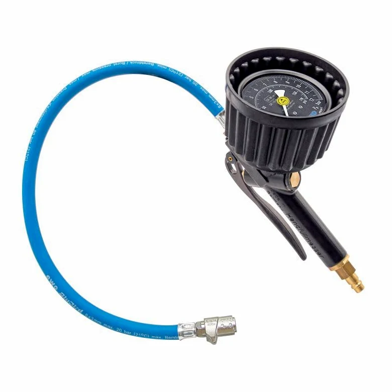 Euroair - Medidor para neumáticos de mano, calibrado, con conector rápido DN 7,2 EWO