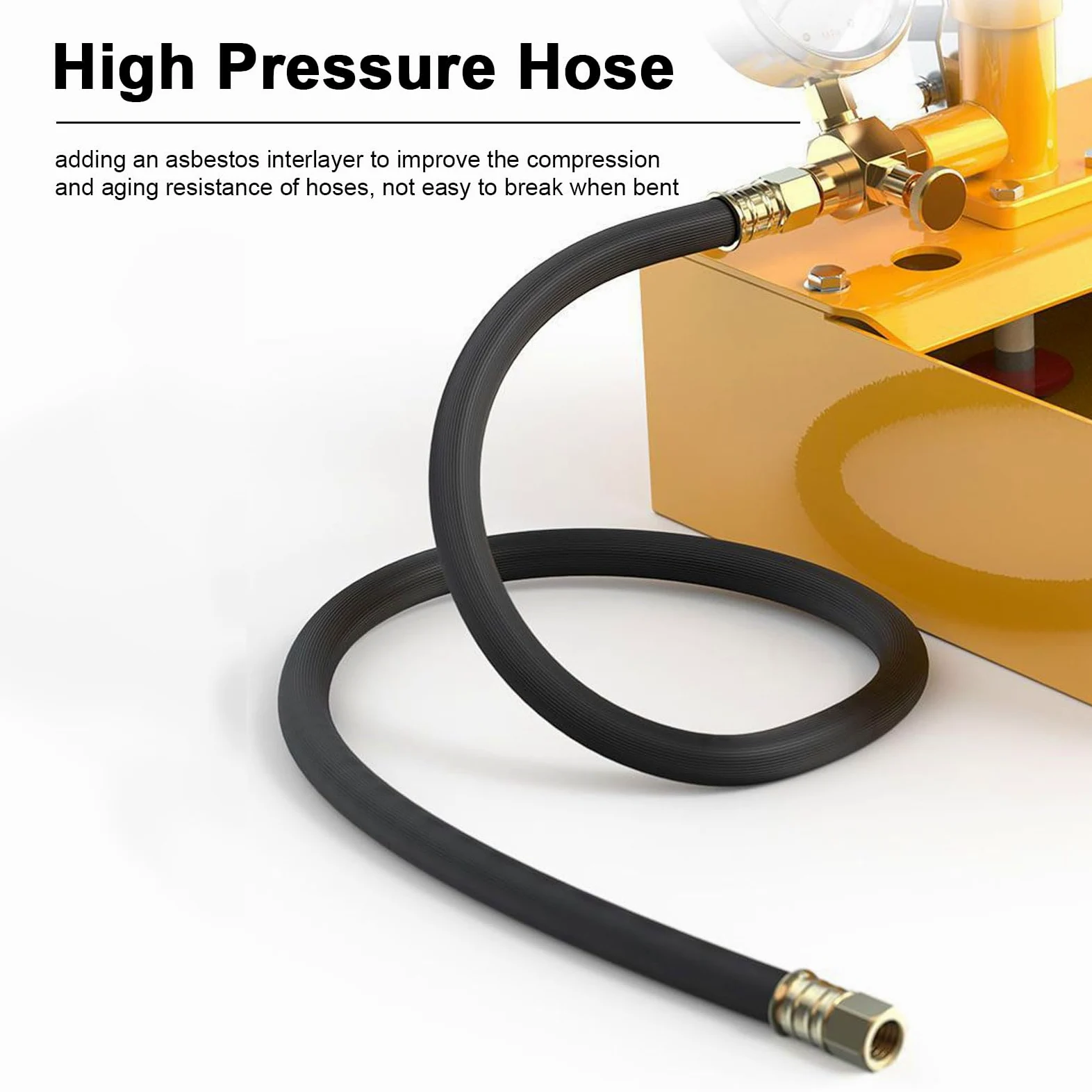 Genérico Bomba De Prueba De Presión De Agua Manual Hidráulica, Comprobador De Presión De Tuberías, Detector De Presión De 25 Kg, Herramienta De Prueba De Bomba Hidrostática (40kg)