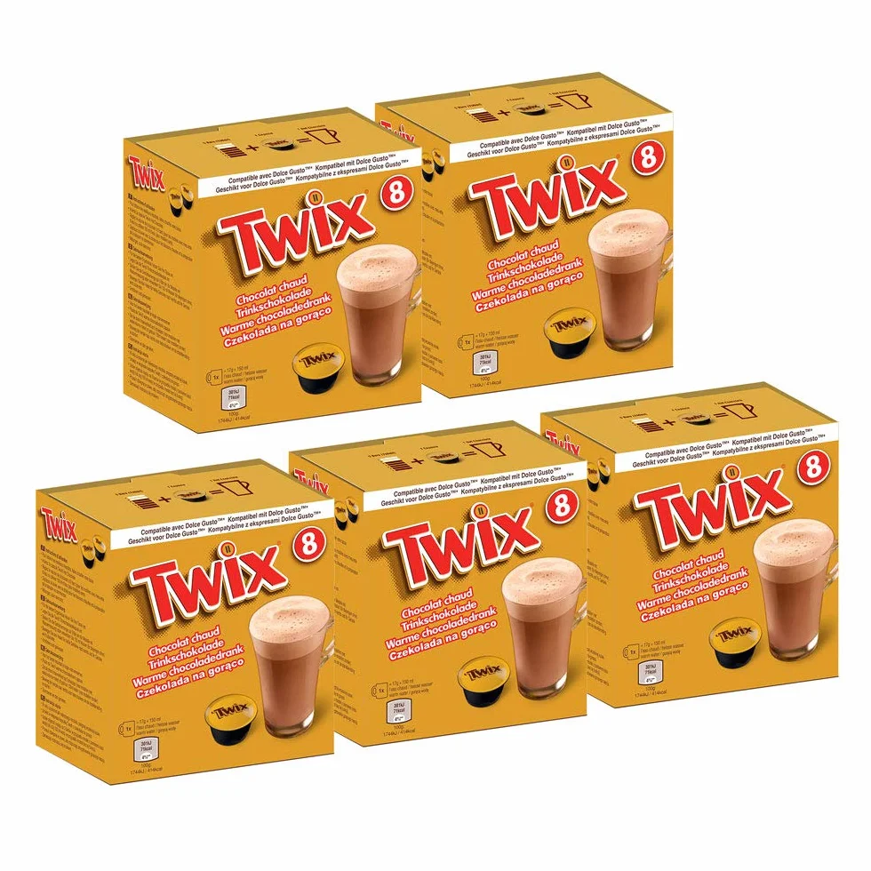 Twix Cacao Dolce Gusto Compatibles 40 Cápsulas Hot Chocolate