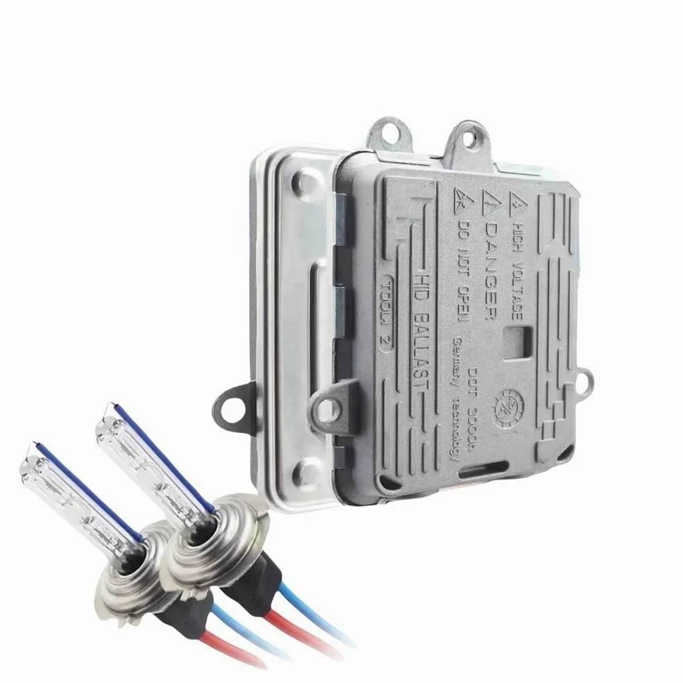 HID Xenón Balasto Kit De Bombilla Y Balasto para Faro De Xenón HID para Coche 55W 9005 K-9006 H1 H3 H7 H8 H11 881 HB3 880 HB4 9012 3000 8000 Xenón HID Lastre(4300K Warm White,H7)