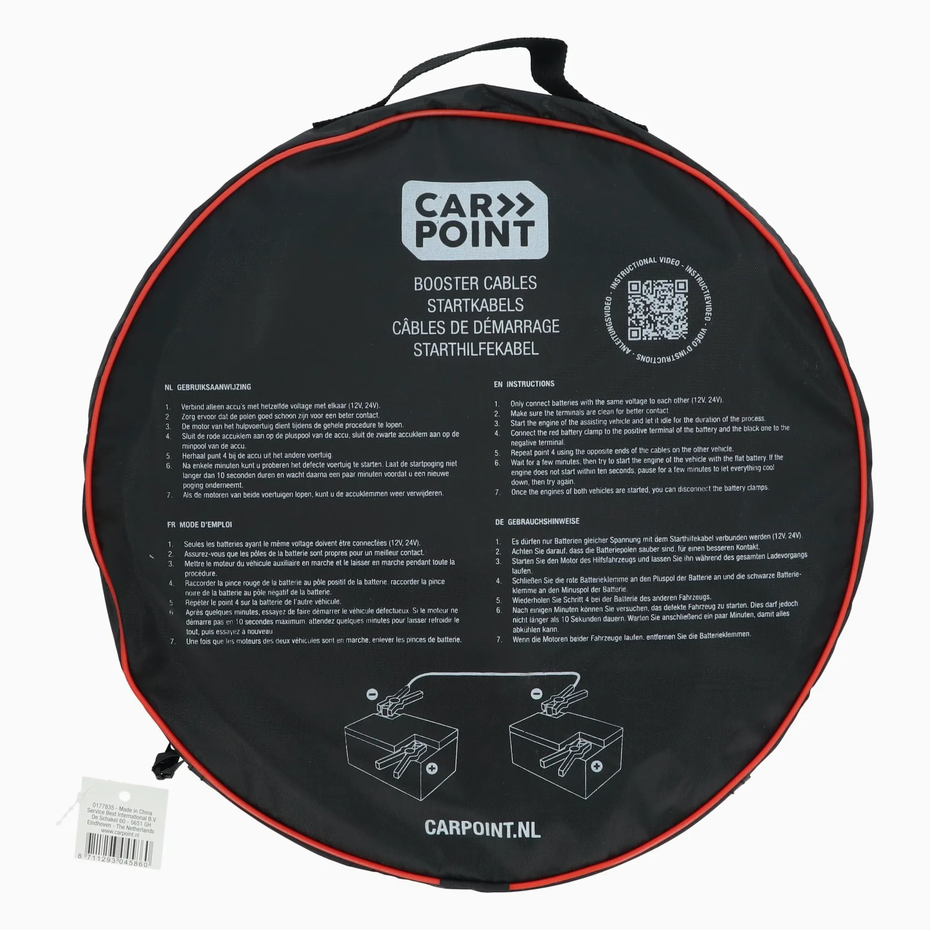 Carpoint 0177835 Starthilfekabel 35 mm 2 TUV/GS/DIN 4.5 M