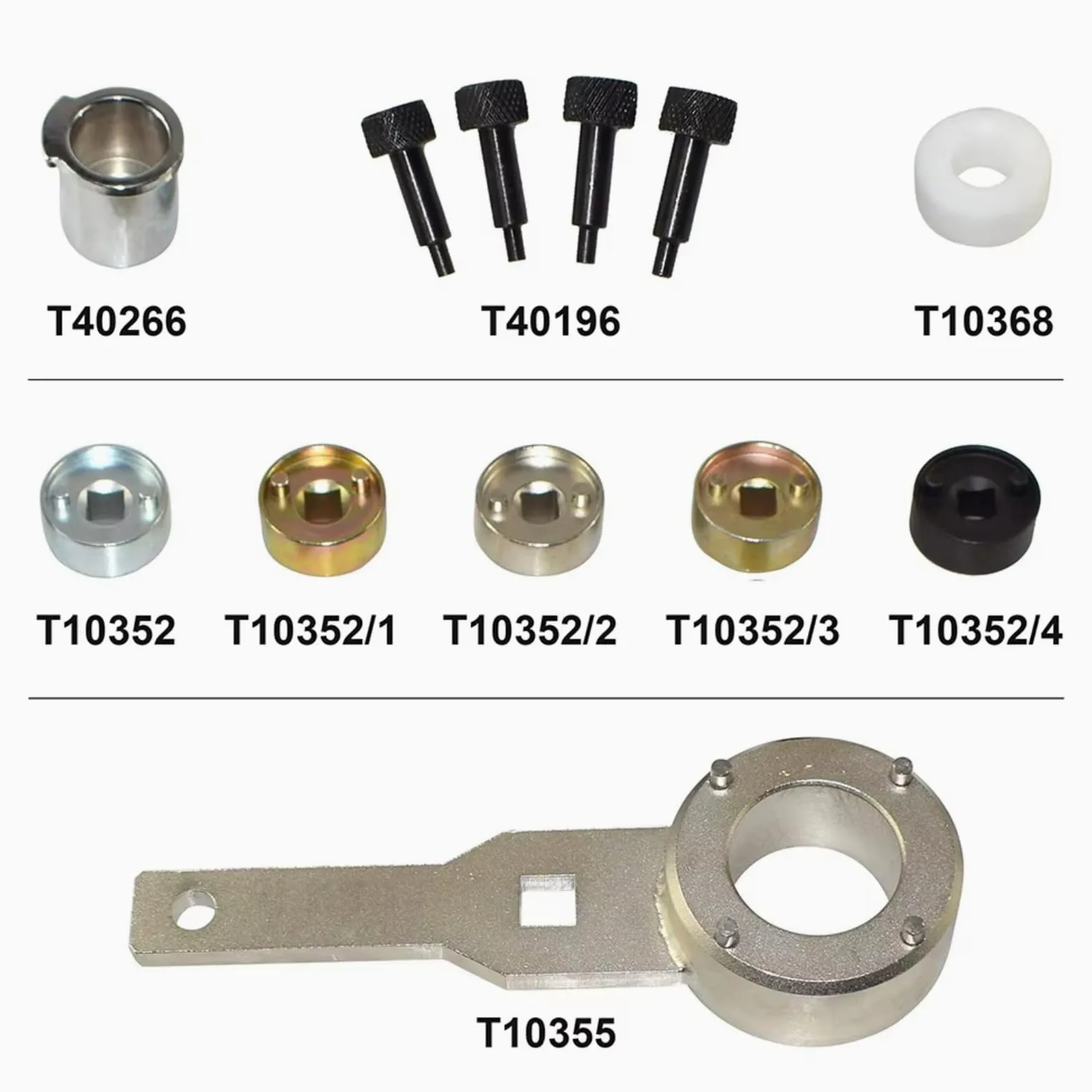 Kit Calado Distribución Para VW Para GTI 2.0T 2008-2018 Juego De Herramientas De Ajuste De Bloqueo De Sincronización Del Motor T10355 T10060A T10352 T10352 T10368