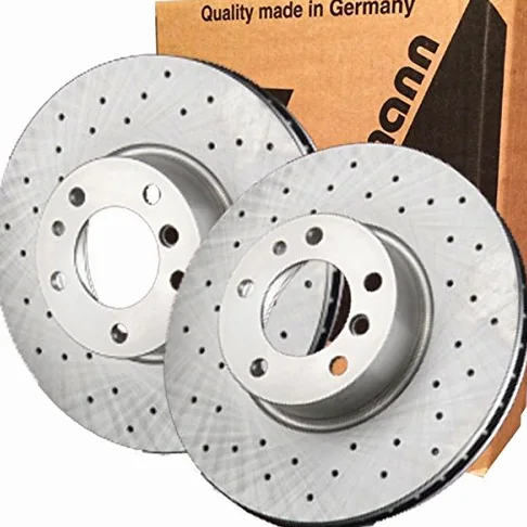 2x ZIMMERMANN Disco de freno Delantero Ø322mm Altura: 52mm Espesor: 32mm Cantidad de Taladros: 6/5 Corona de Agujeros - Ø: 112mm ventilación interna perforado 400.3676.20 Compatible con MERCEDES-BENZ
