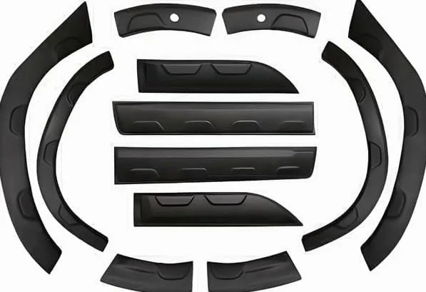 Boa Line - Kit de carrocería ABS para guardabarros y puerta (12 piezas) (Off Road), compatible con Dacia Duster 2010-2017