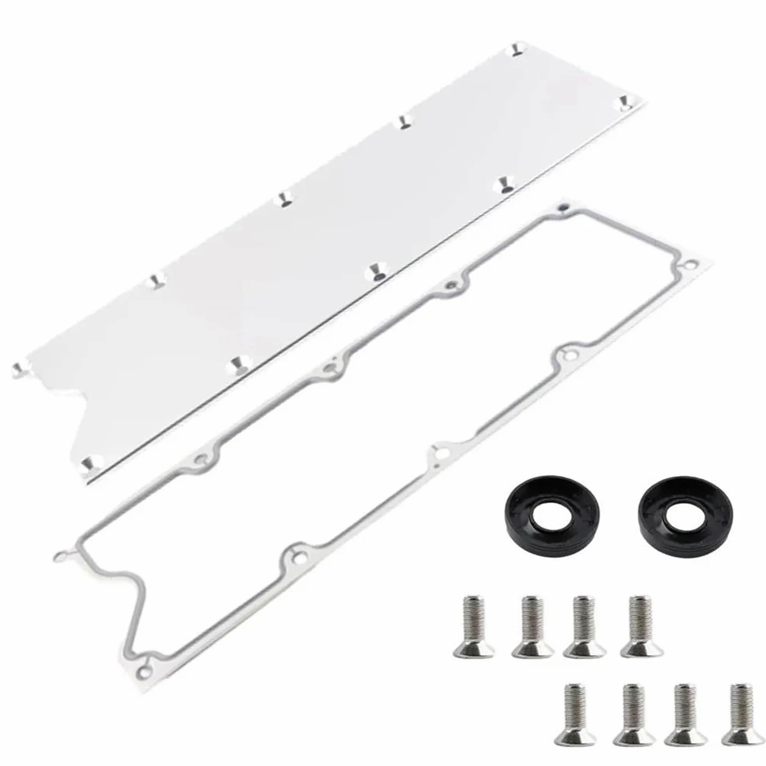 1 Juego Para LSX LS1 LM7 LR4 LQ4 LS6 L59 LQ9 LM4 L33 Todos Los Bloques De Motor Gen III Junta Protectora Del Colector Admisión Sello(Plata)