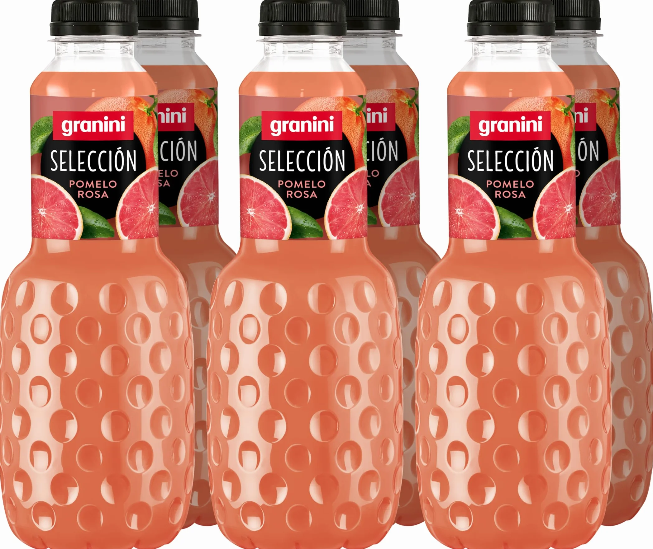 Granini Bebida de Pomelo Rosa Pack 6 x 1L