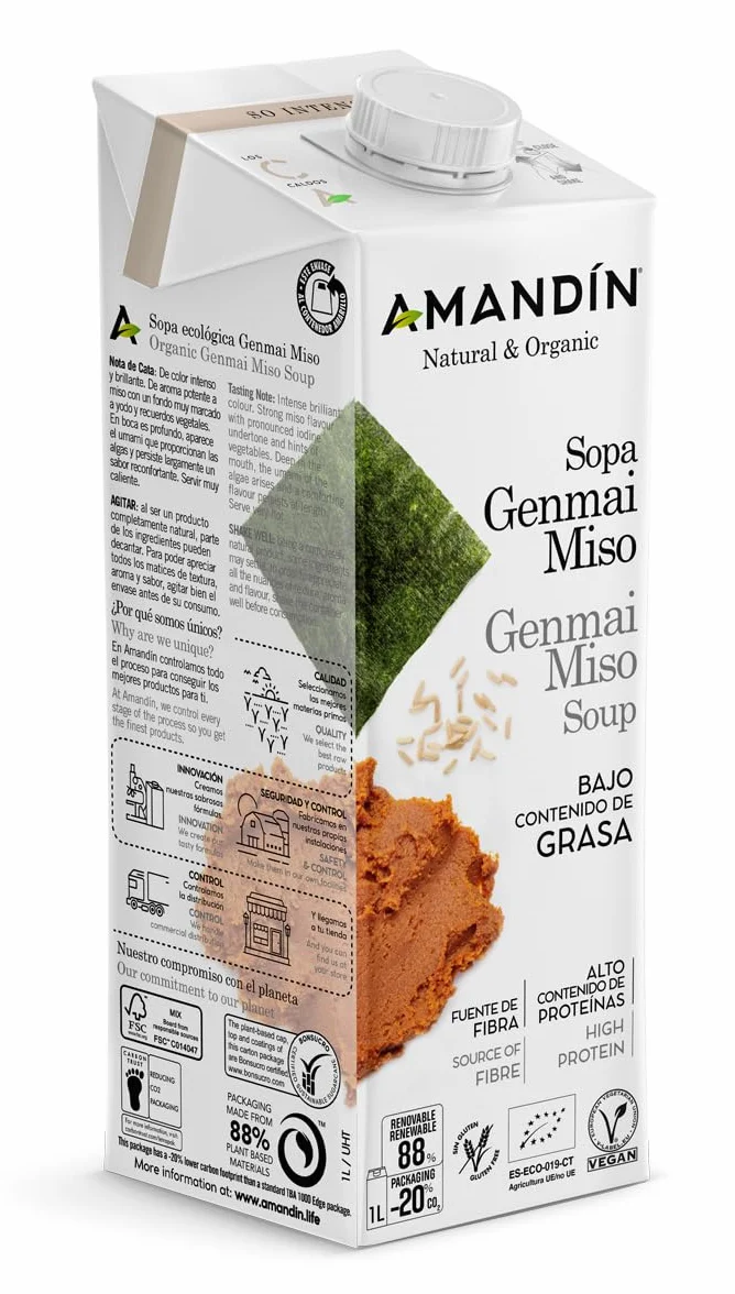AMANDIN Caldo Miso 6 x 1000 ml