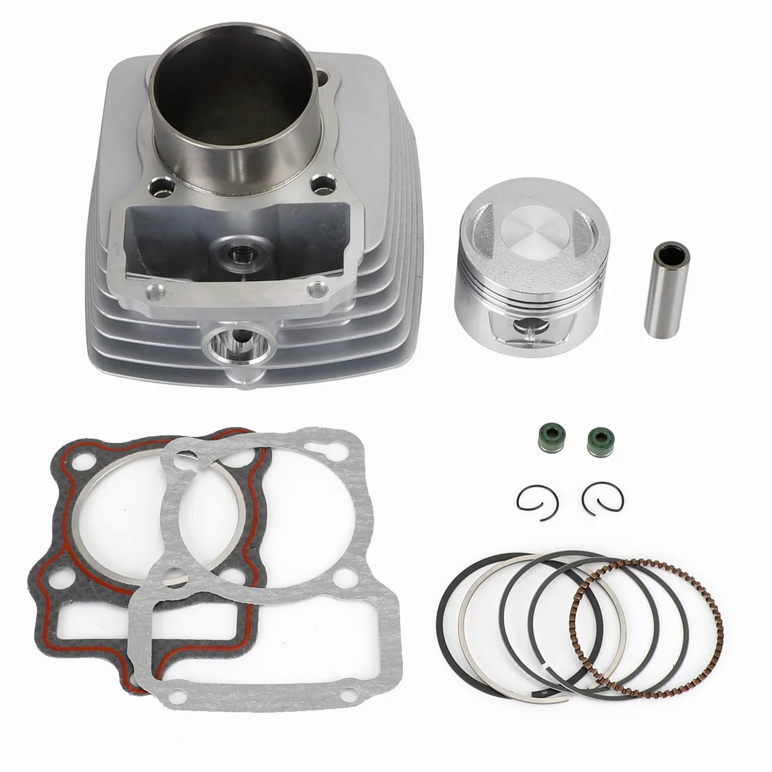 Topteng 150cc 62 mm de Cilindro Grande Kit de Cilindro Kit de perforación 150cc Apto para CG125 Apto para CG150 125CC 156FMI 162FMJ ATV Motocicleta