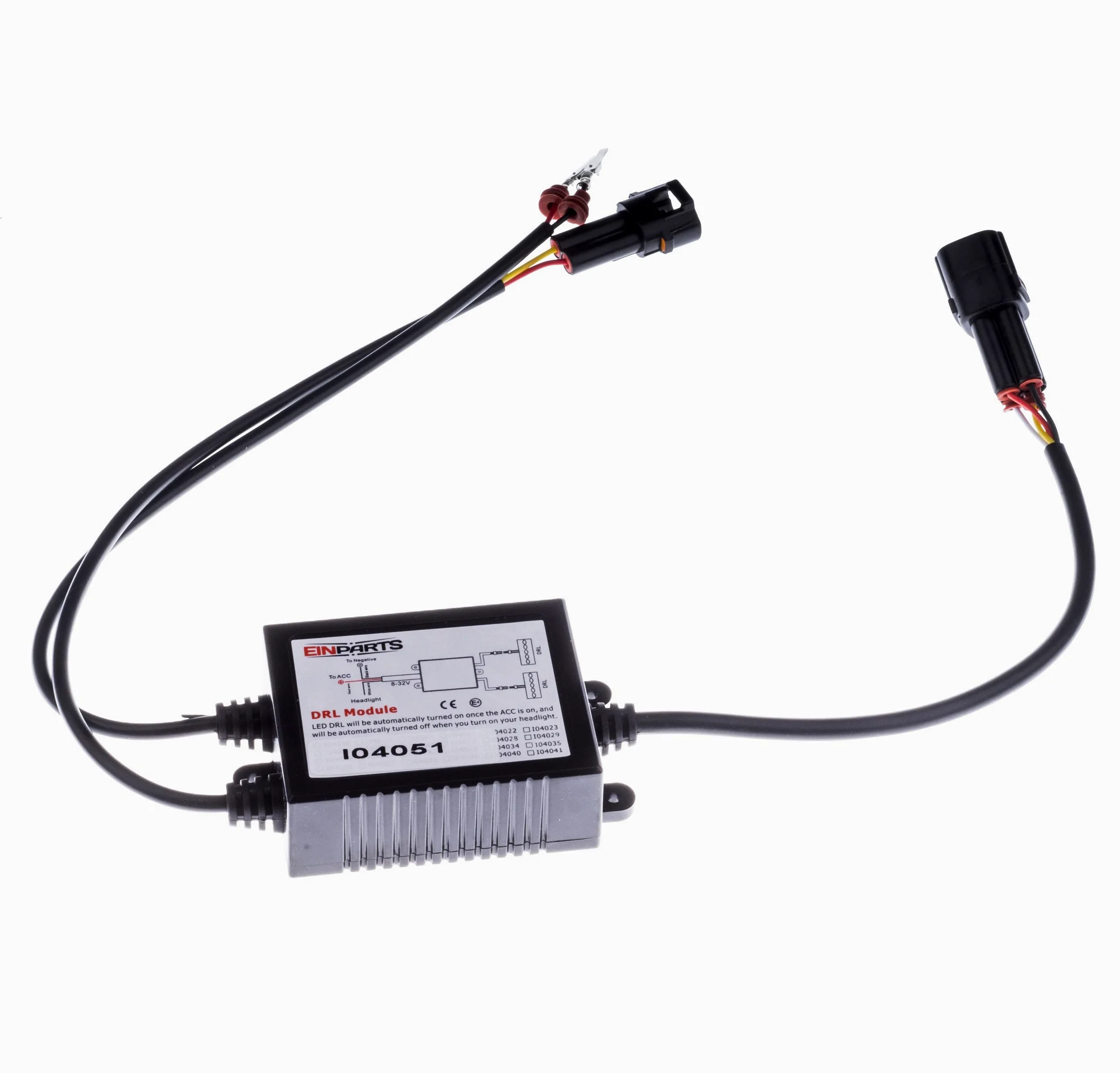 EinParts 2 en 1 Luz de circulación diurna del coche LED con certificado E4 R87, Luz Antiniebla Delantera Para Nissan Qashqai, Cube, Juke, Murano, Note, Patrol, Tiida, Infiniti M, JX, EX, FX