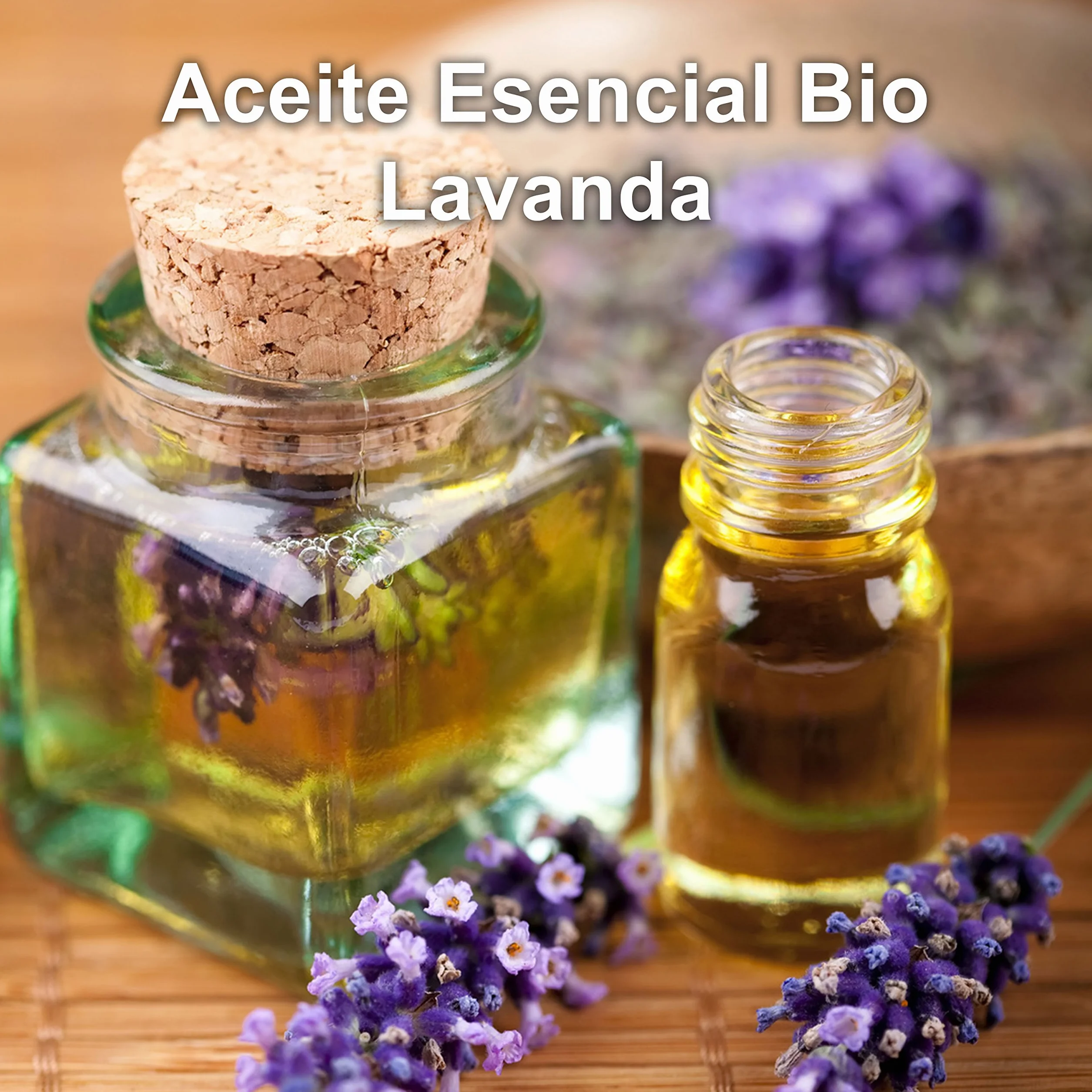 Nutrimea Aceite Esencial de Lavanda Verdadera BIO 30ml 100% Puro Natural Aromaterapia Masaje Difusor