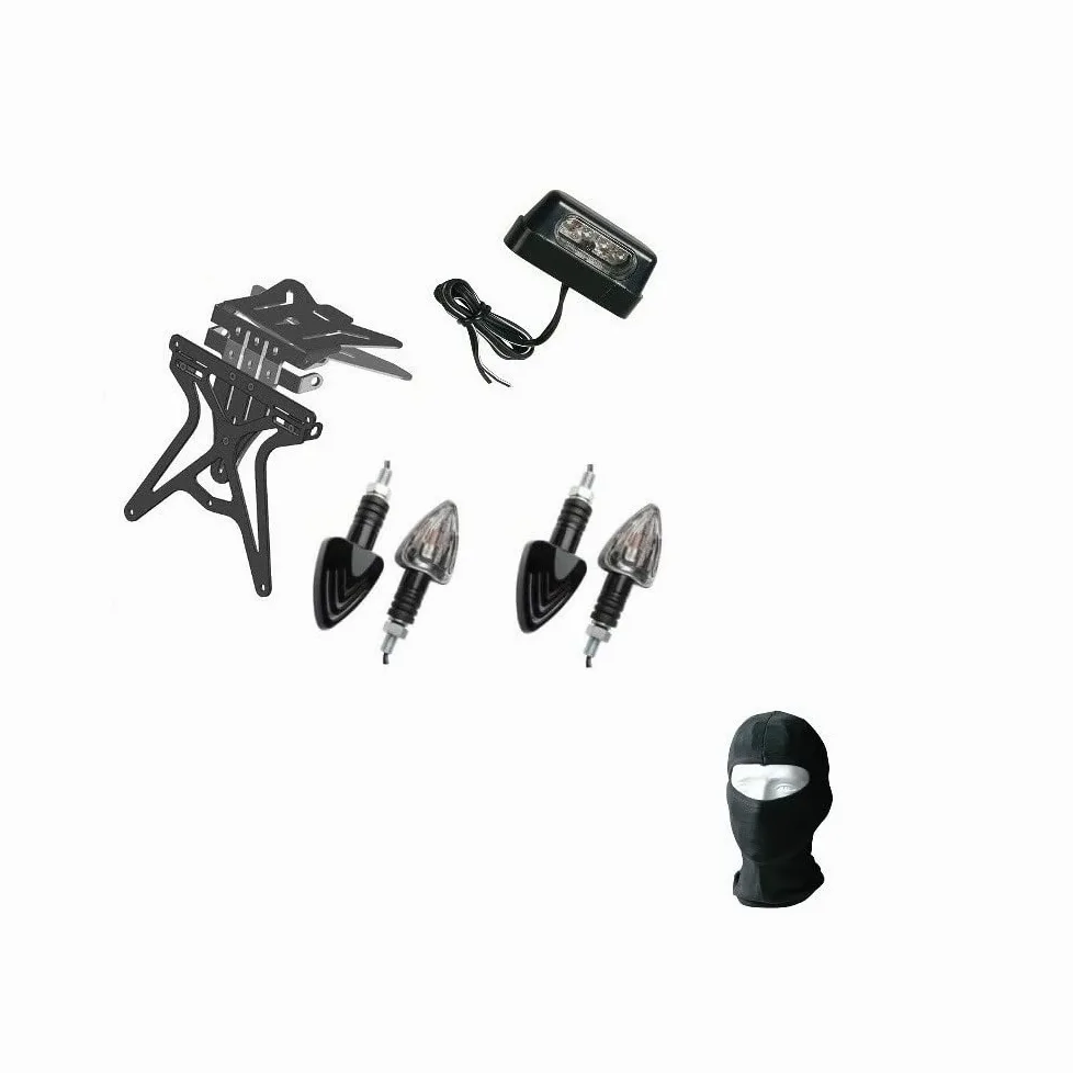 Kit para Moto Matricula Universal + 4 Flechas + luz Placa lampa homologado Honda CBR 900 RR 1994 – 1999