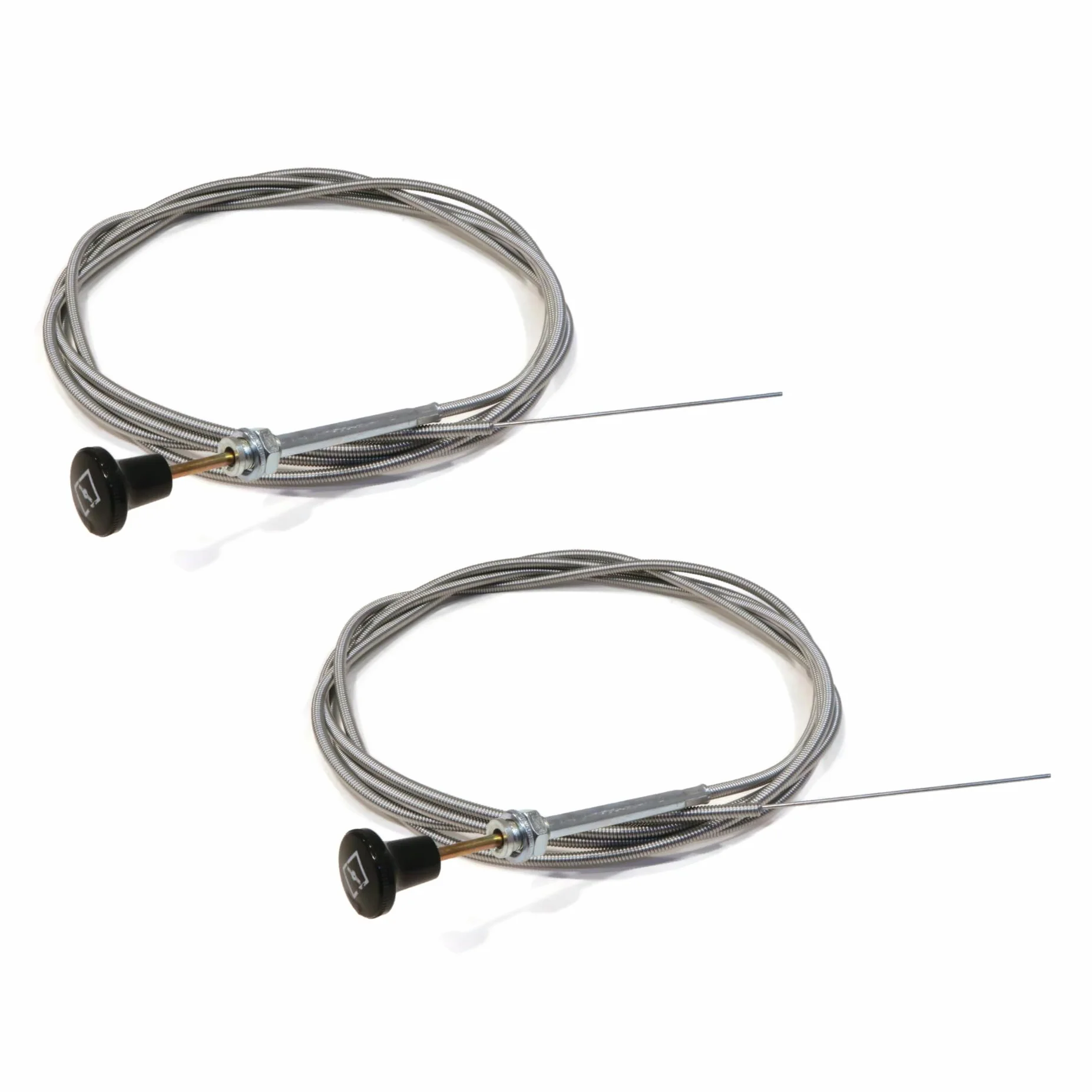 The ROP Shop | Paquete de 2 cables universales de control de empuje y tracción para cortacésped