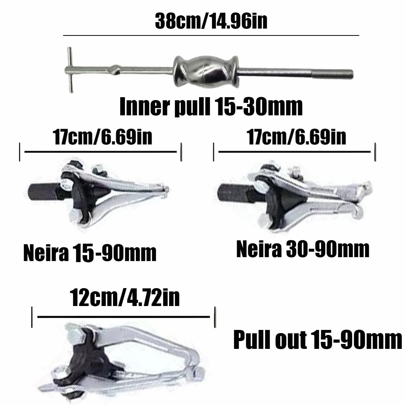 Juego De Extractores De Rodamientos Interior Y Exterior Extractores | Accesorios De Desmontaje Robustos Para Entusiastas Principiantes