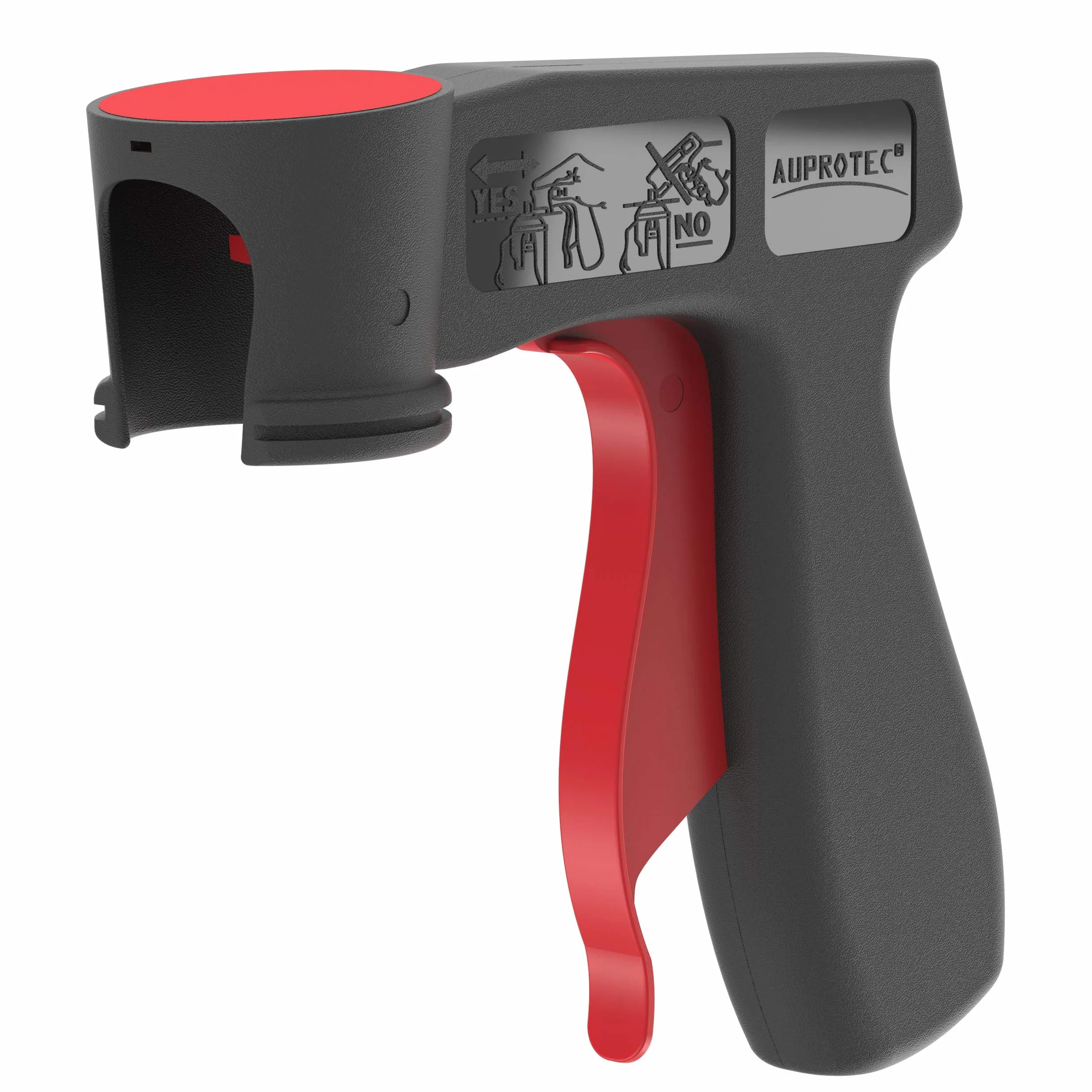 Empuñadura estándar de pistola para aerosoles, soportes de latas, de Auprotec
