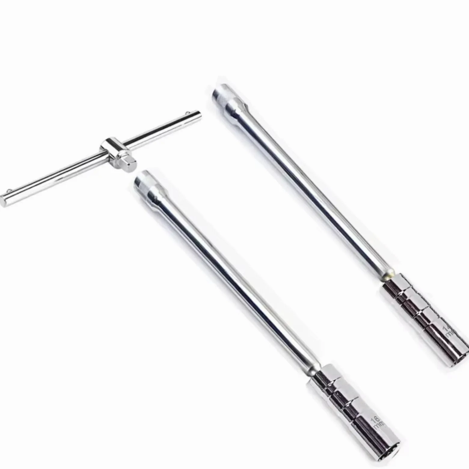 Llave bujía Encendido Bujía Herramienta Magnética Llave Giratoria Extensión Larga Instalación Reparación Torque Extracción 14mm 16mm