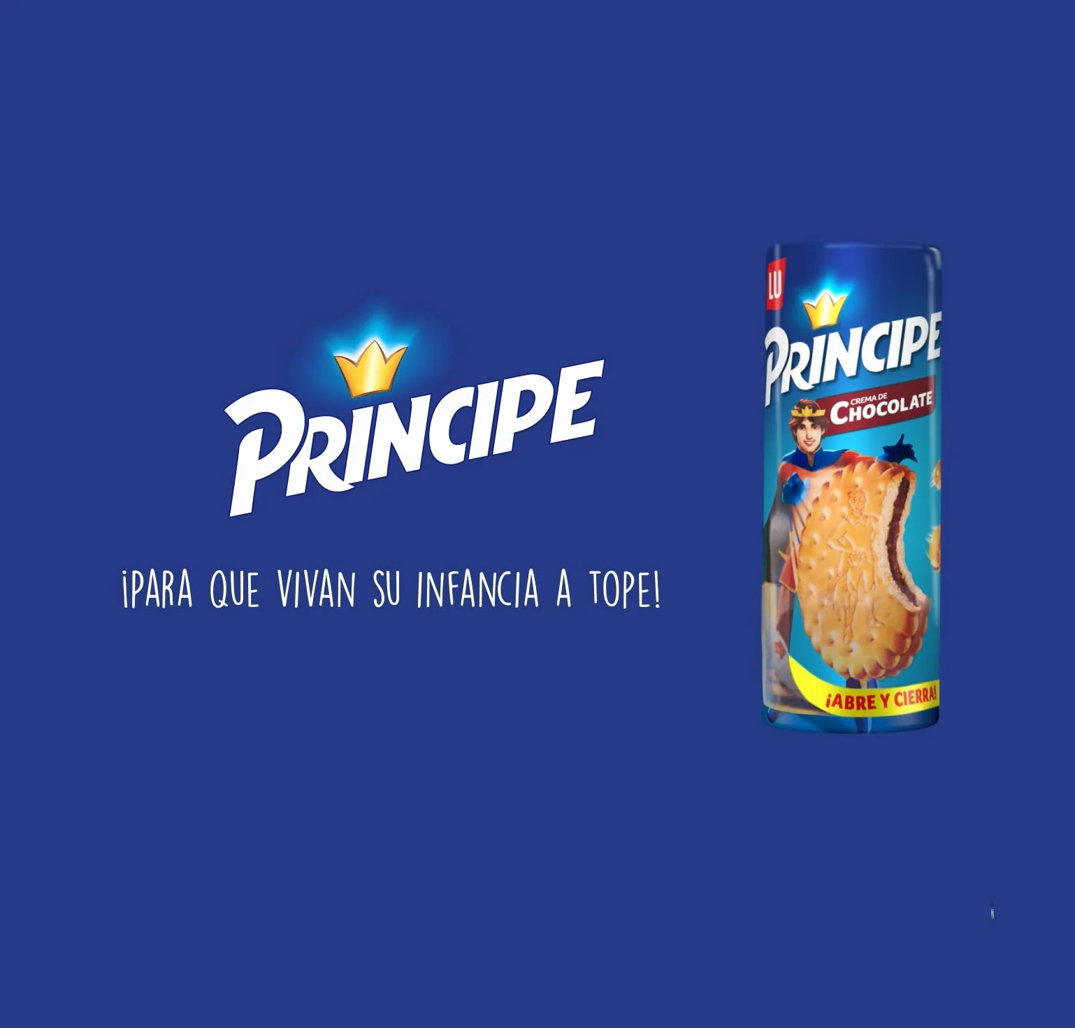 Príncipe Original, Galletas Sándwich Rellenas de Crema de Chocolate, 300g