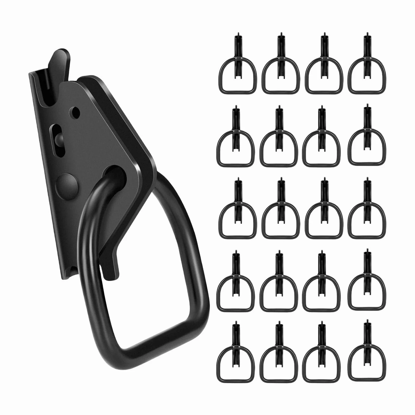 10/20 anillos E Track D anclajes de amarre para motocicletas seguras en remolques, camionetas, camiones, accesorios de pista de metal